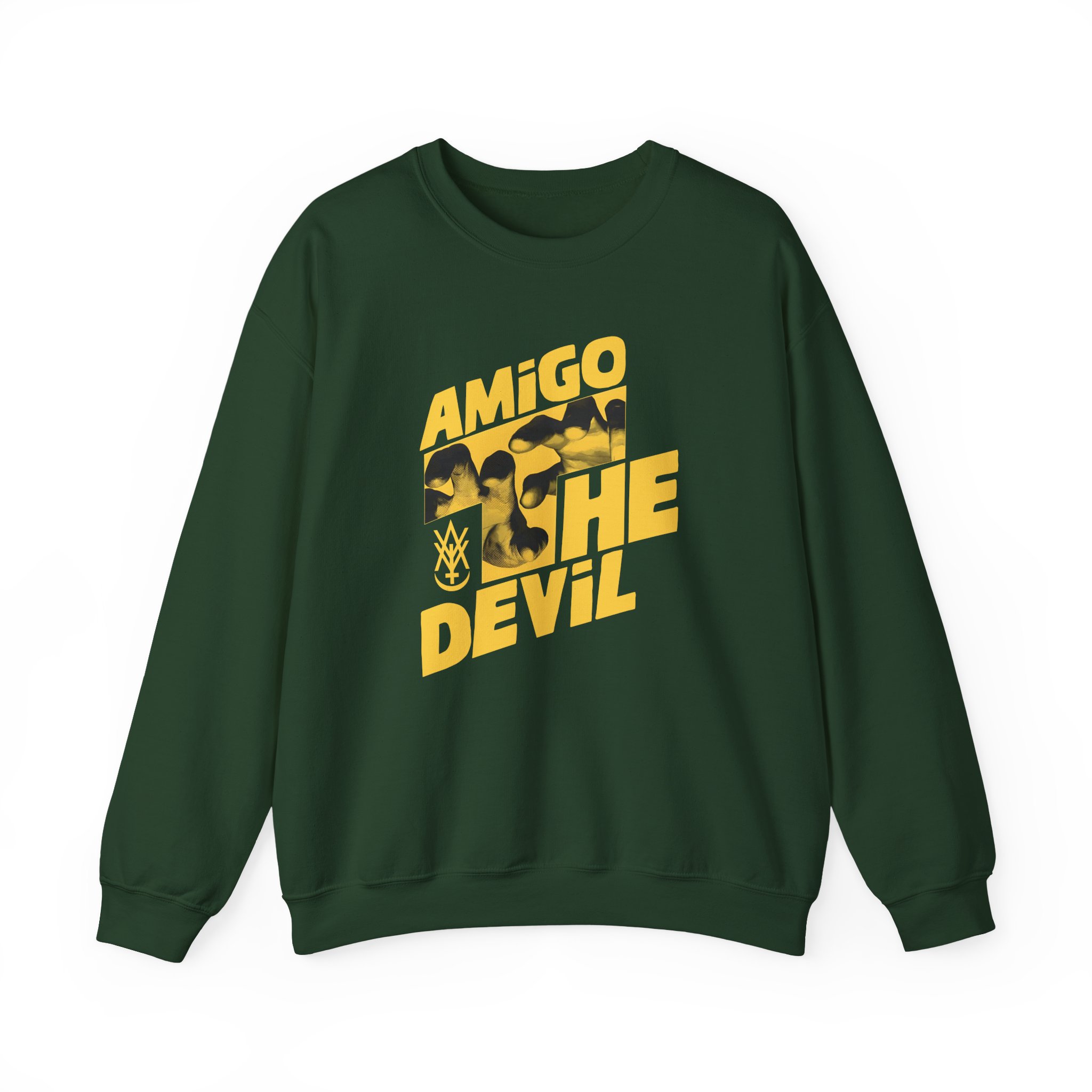Heres Amigo the Devil Unisex Heavy Blendâ„¢ Crewneck Sweatshirt