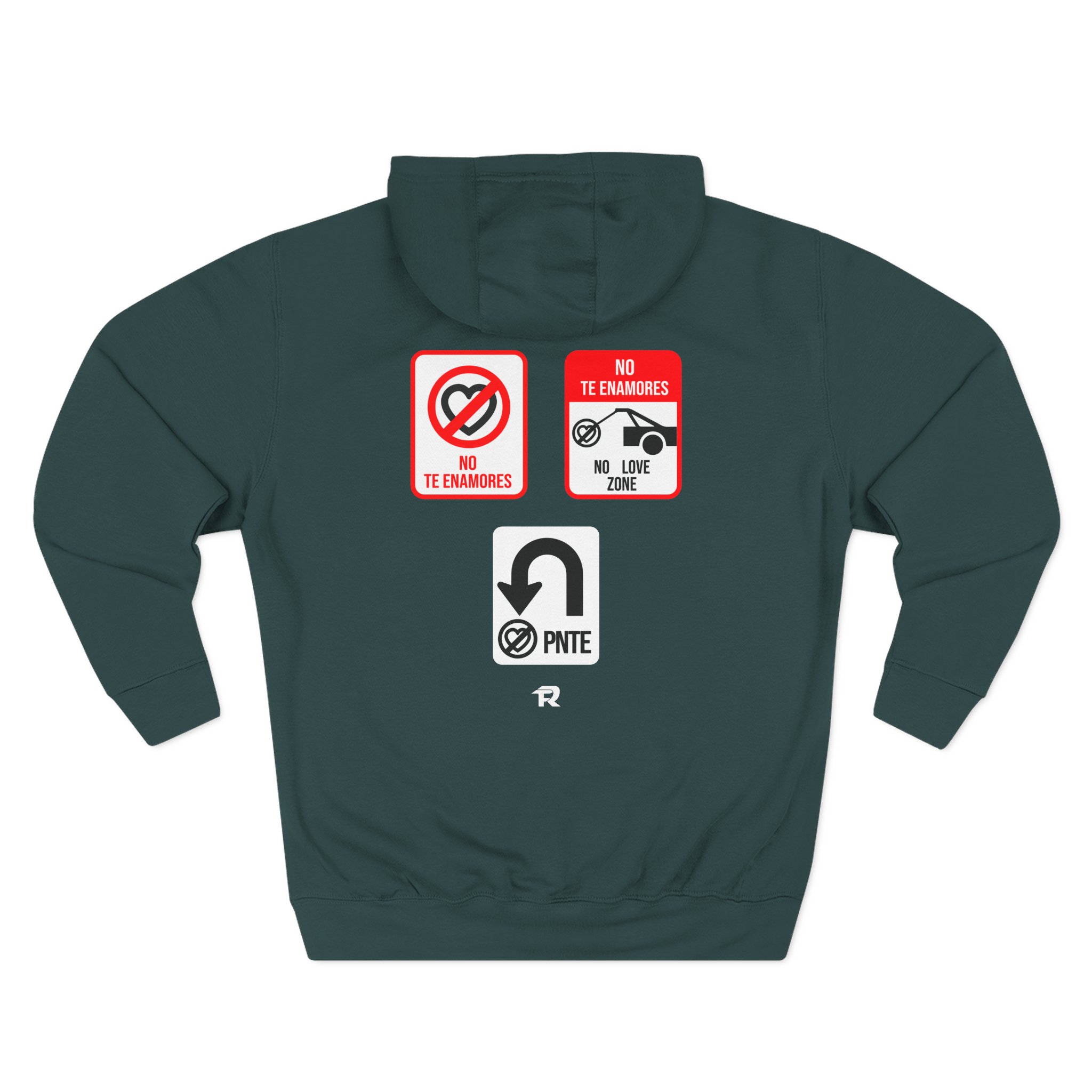 Fuerza Regida No Love Zone Three-Panel Fleece Hoodie