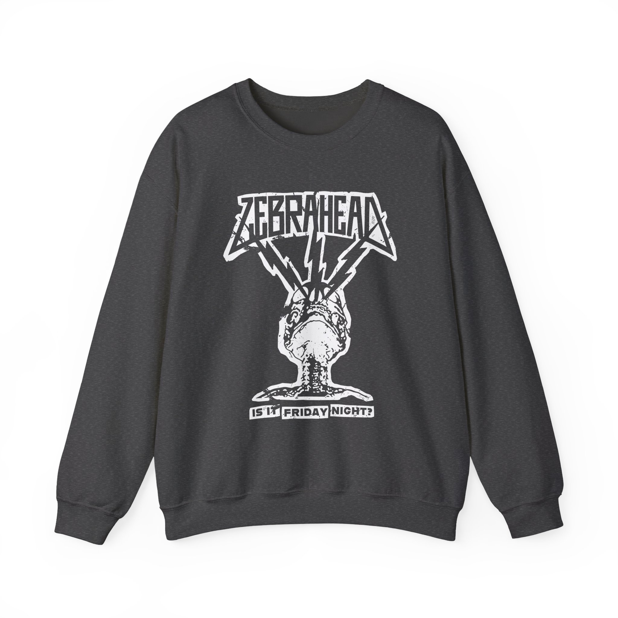Zebrahead Lightning Skull Friday night tour Unisex Heavy Blendâ„¢ Crewneck Sweatshirt