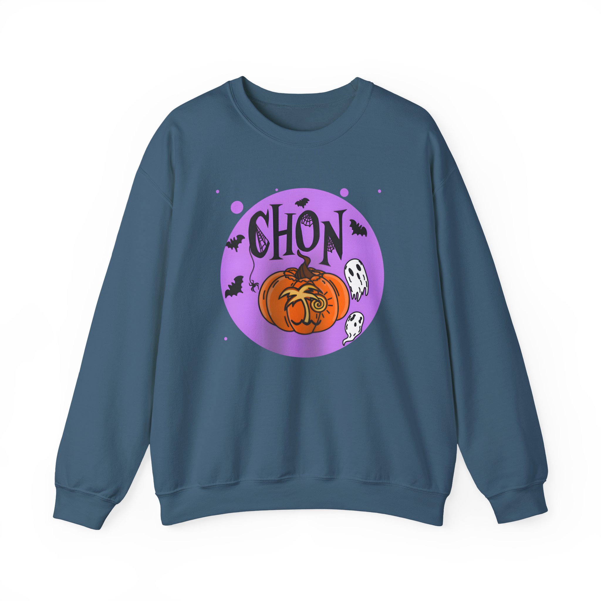 Chon Spooky Halloween Unisex Heavy Blendâ„¢ Crewneck Sweatshirt
