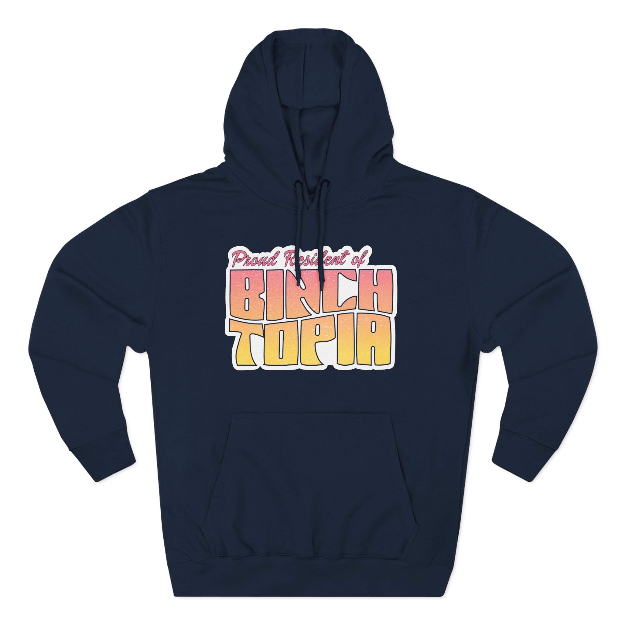 Binchtopia Three-Panel Fleece Hoodie