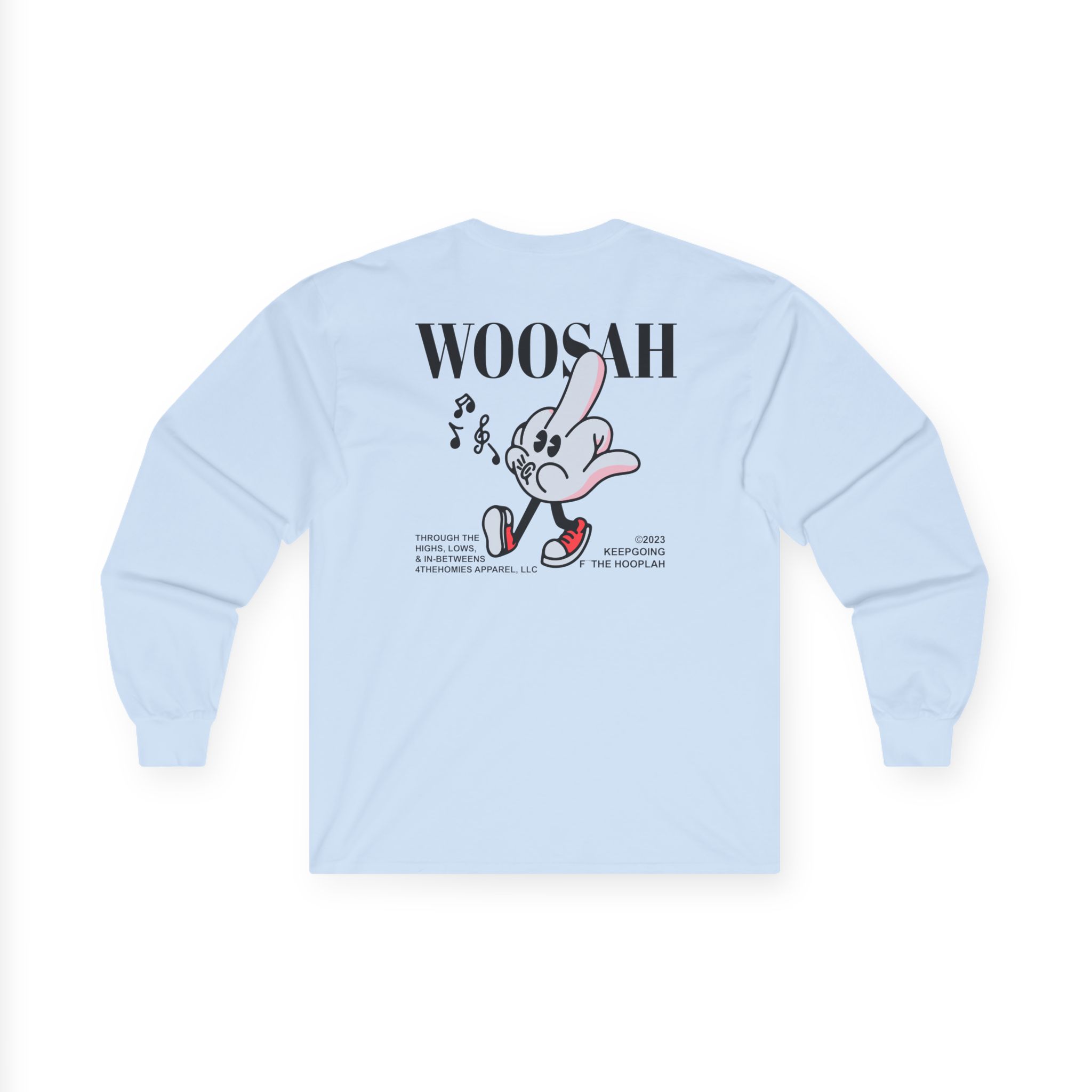 Mike Stud Keepgoing Woosah Unisex Ultra Cotton Long Sleeve Tee