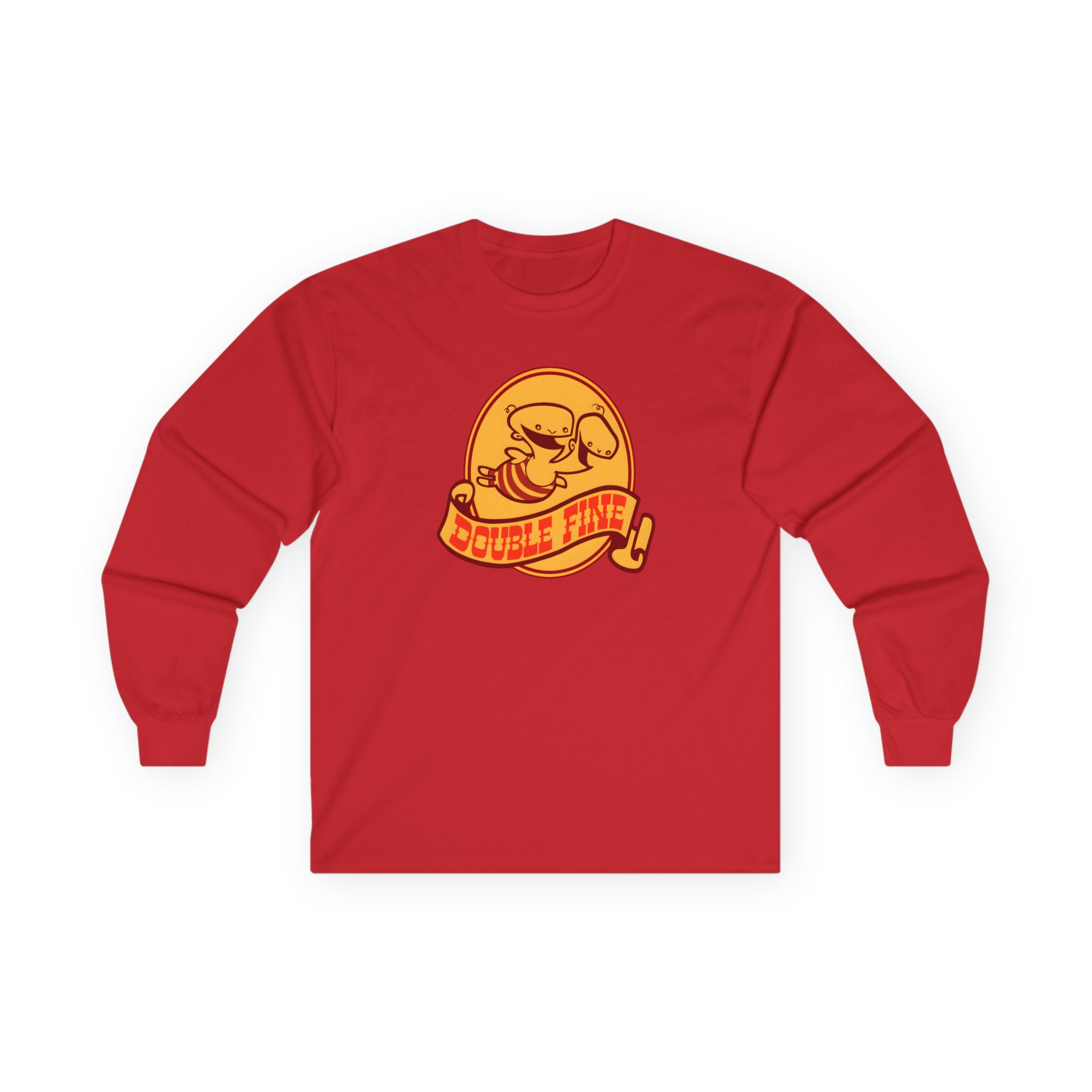 Double Fine Golden Two-headed Baby Unisex Ultra Cotton Long Sleeve Tee