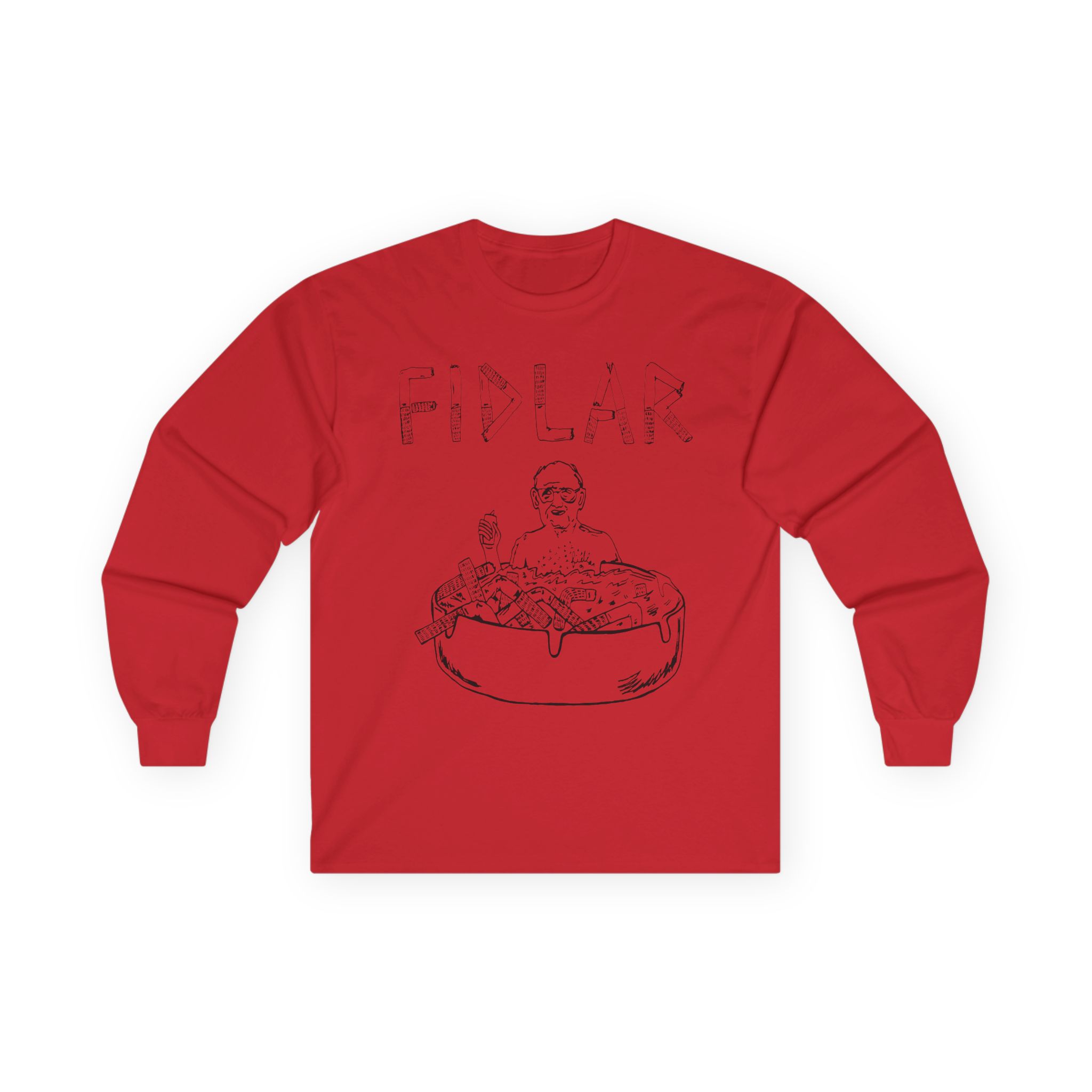 Fidlar Ashtray Unisex Ultra Cotton Long Sleeve Tee