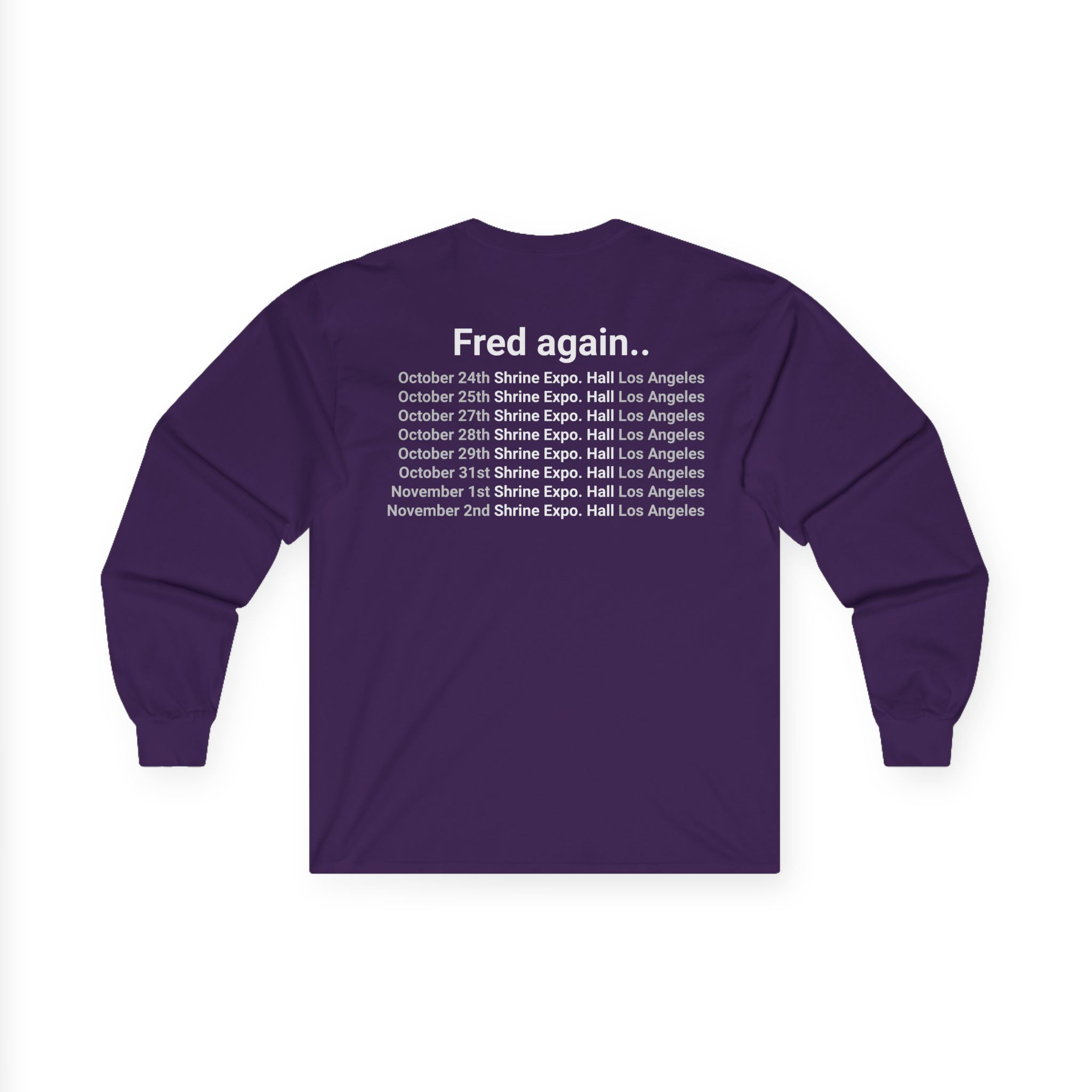 Fred Again Shrine Again Unisex Ultra Cotton Long Sleeve Tee