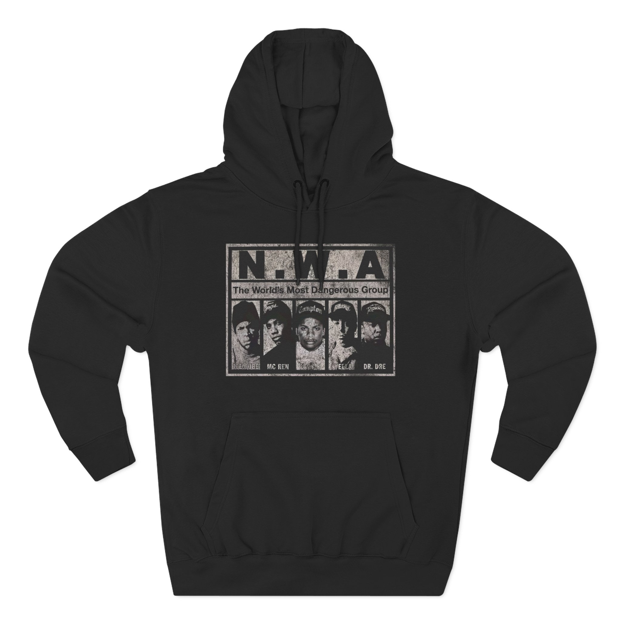 NWA The World's Most Dangerous Group Three-Panel Fleece Hoodie