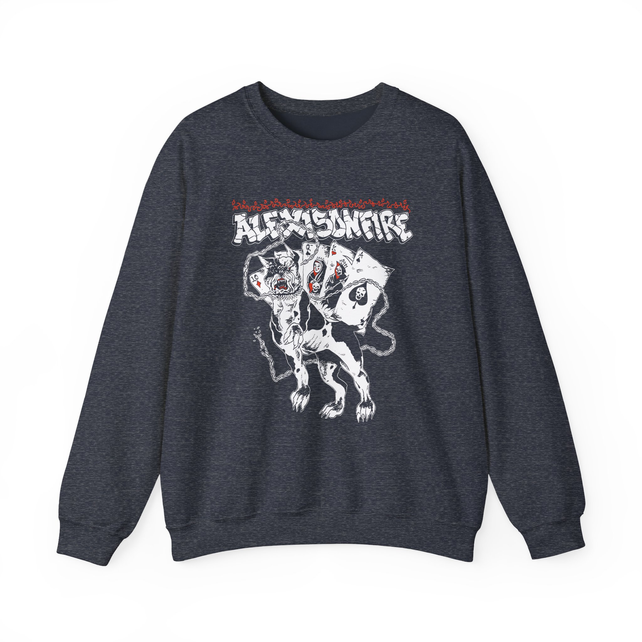 Alexisonfire Dog Chain Unisex Heavy Blendâ„¢ Crewneck Sweatshirt