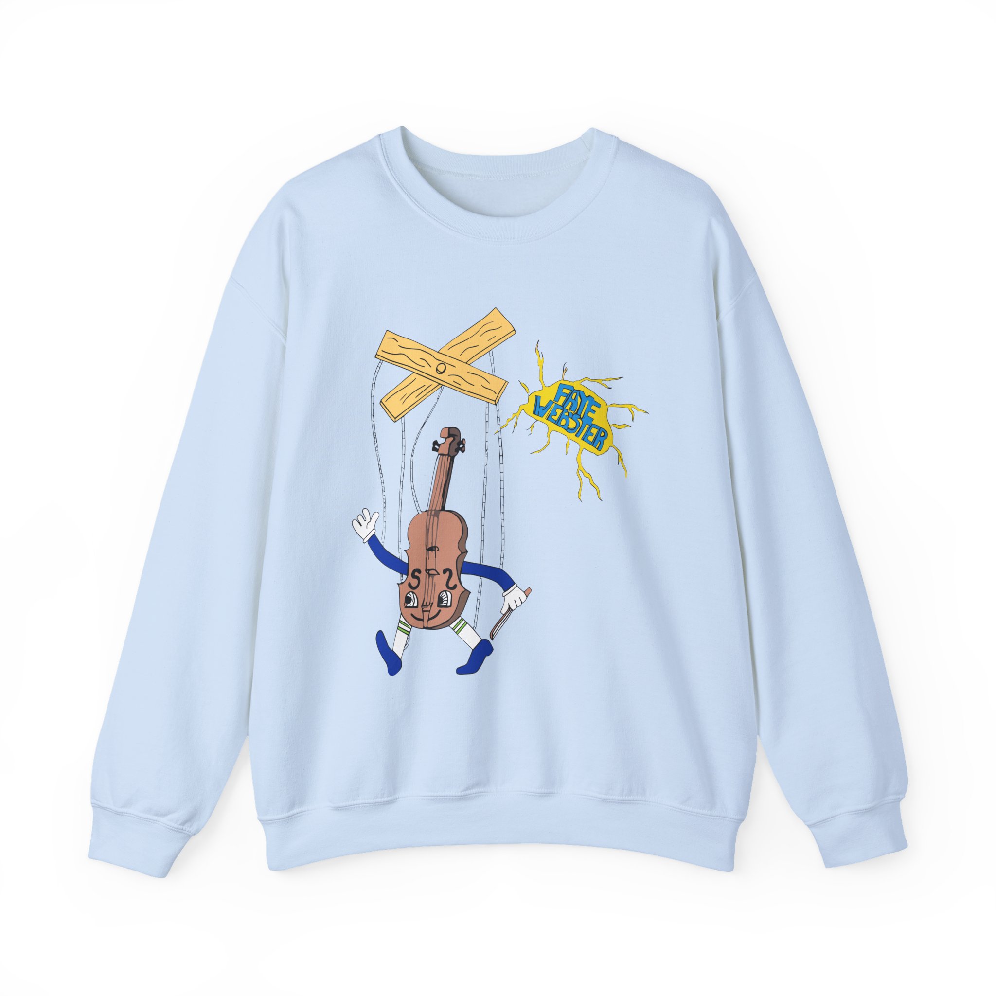 Faye Webster Felt Tip Unisex Heavy Blendâ„¢ Crewneck Sweatshirt