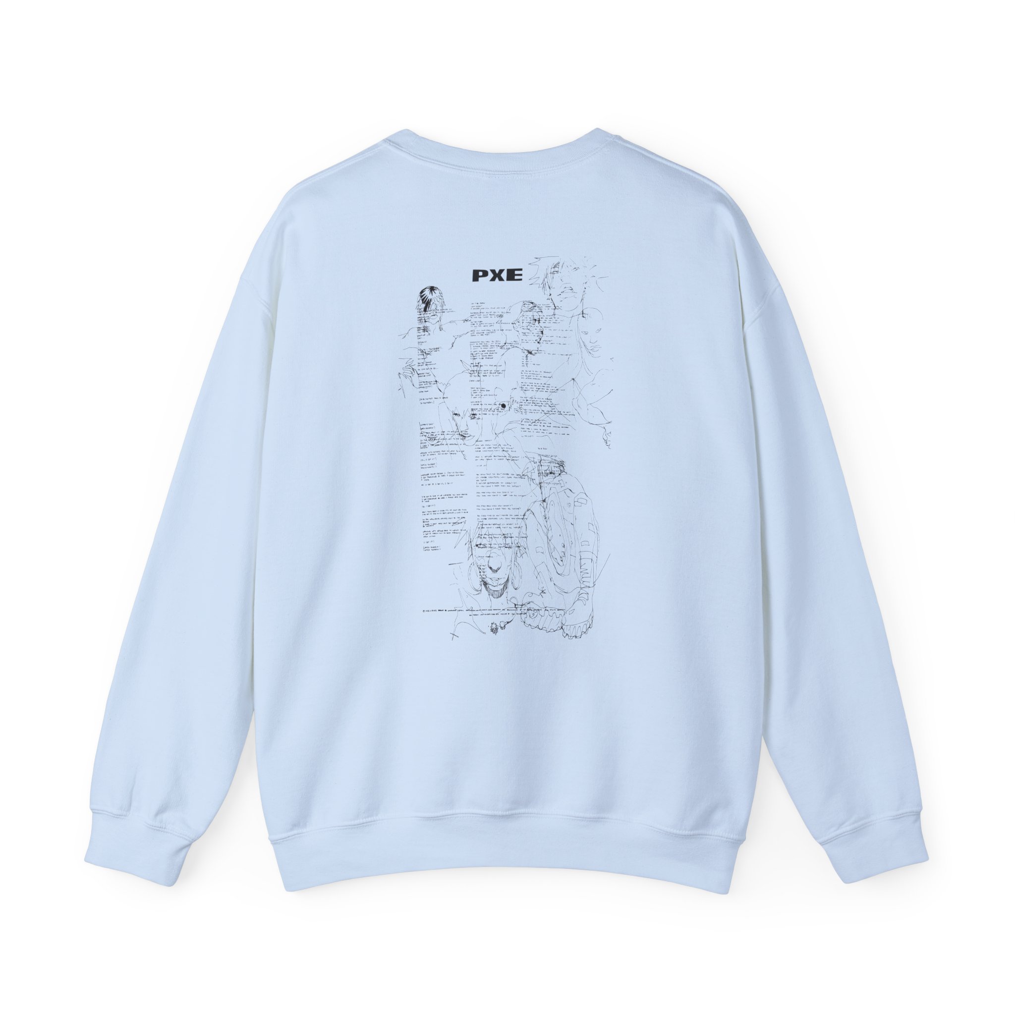 Ecco2k in the Flesh Unisex Heavy Blendâ„¢ Crewneck Sweatshirt