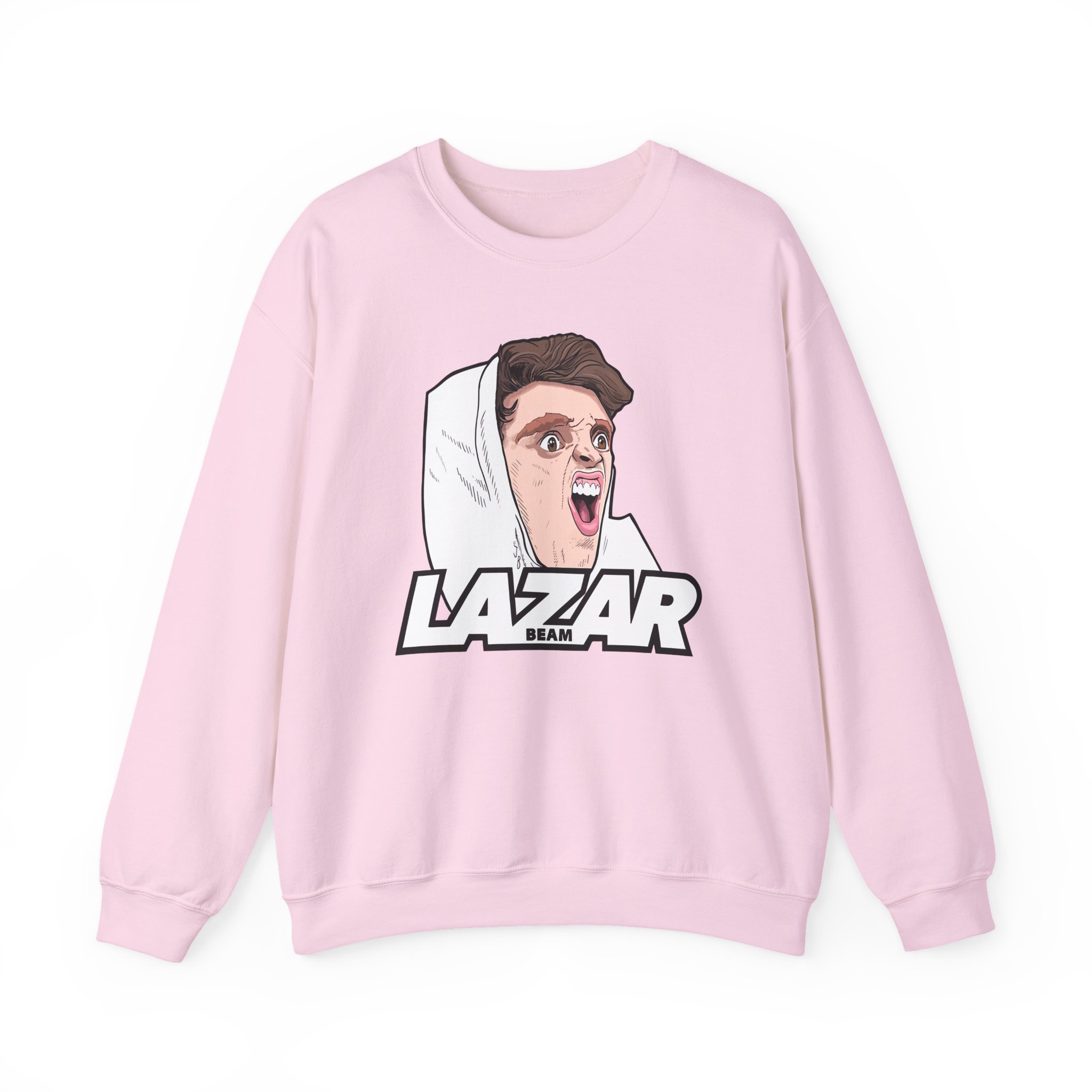 Lazar Silly Face Unisex Heavy Blendâ„¢ Crewneck Sweatshirt
