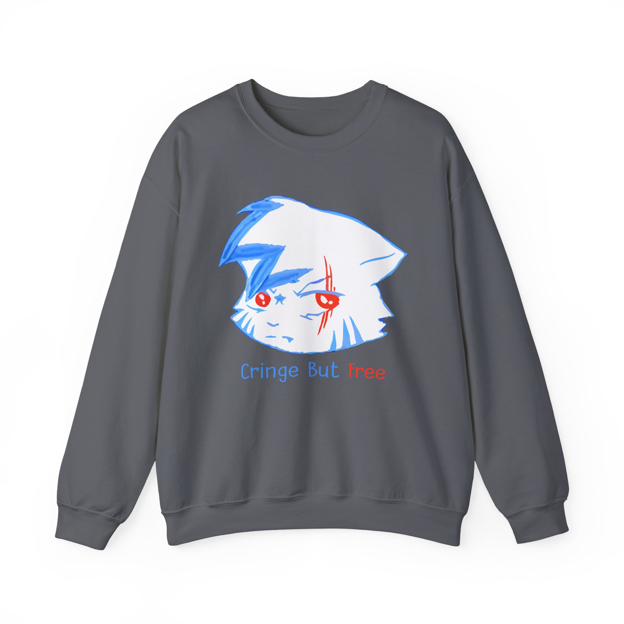 Izzzyzzz Cringe but Free Unisex Heavy Blendâ„¢ Crewneck Sweatshirt