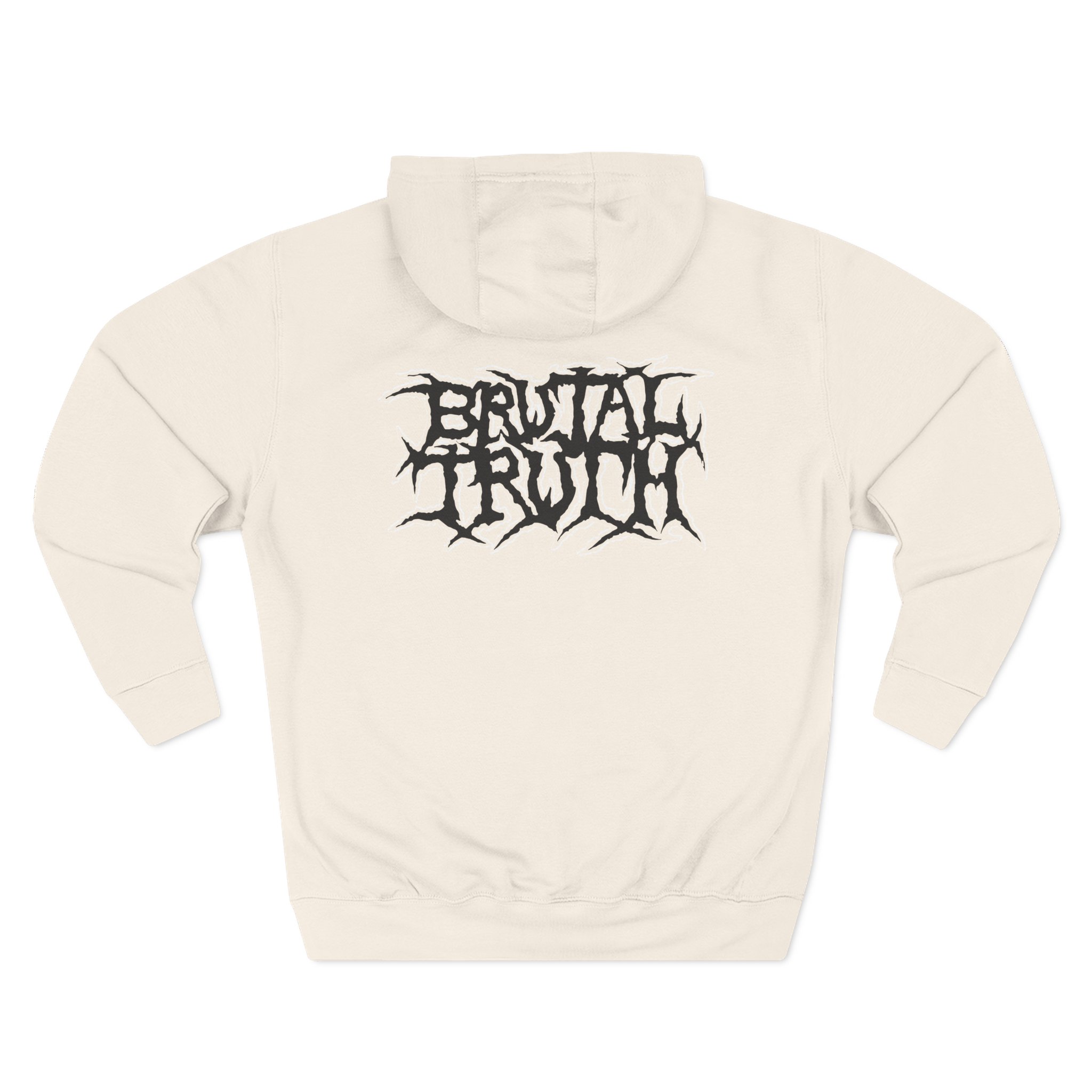 Brutal Truth I Weed Grind Three-Panel Fleece Hoodie