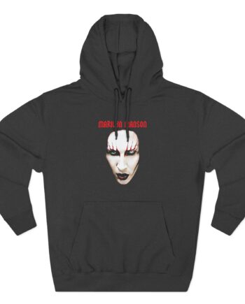 Marilyn Manson Red Lips Three-Panel Fleece Hoodie