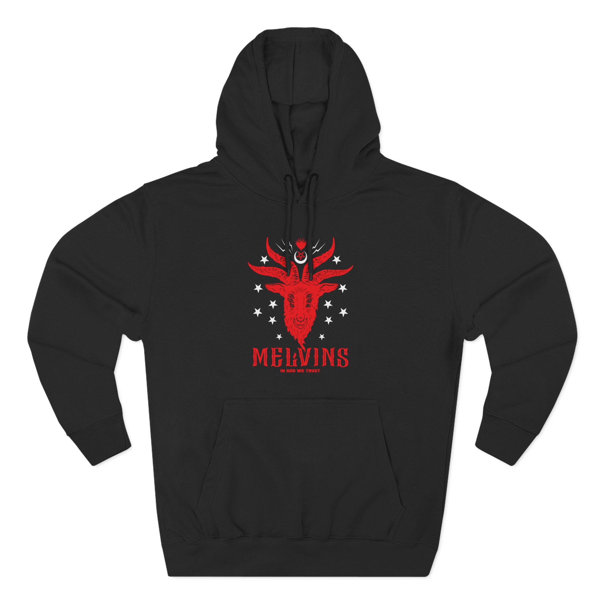 Melvins in God We Trust Three-Panel Fleece Hoodie