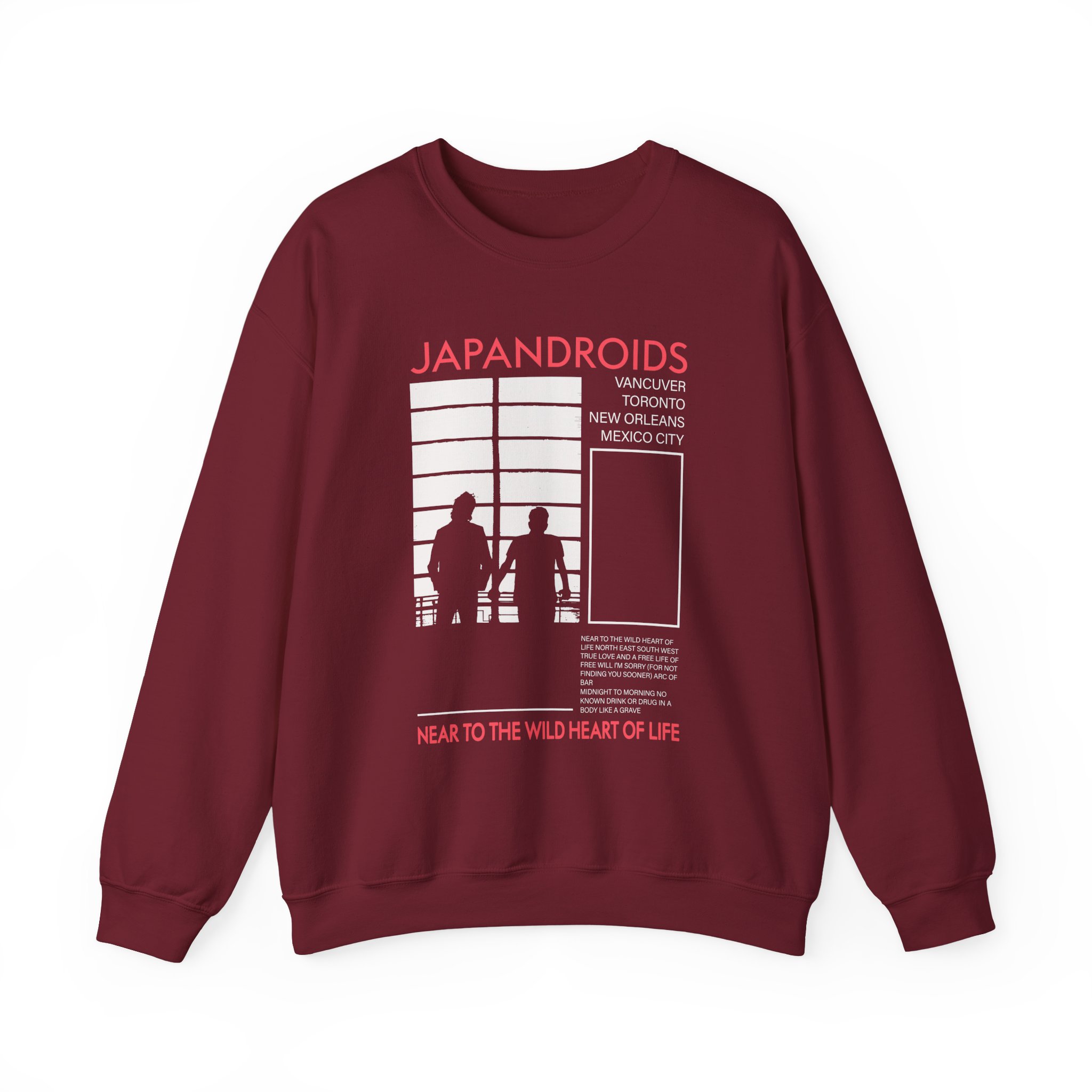Japandroids Unisex Heavy Blendâ„¢ Crewneck Sweatshirt