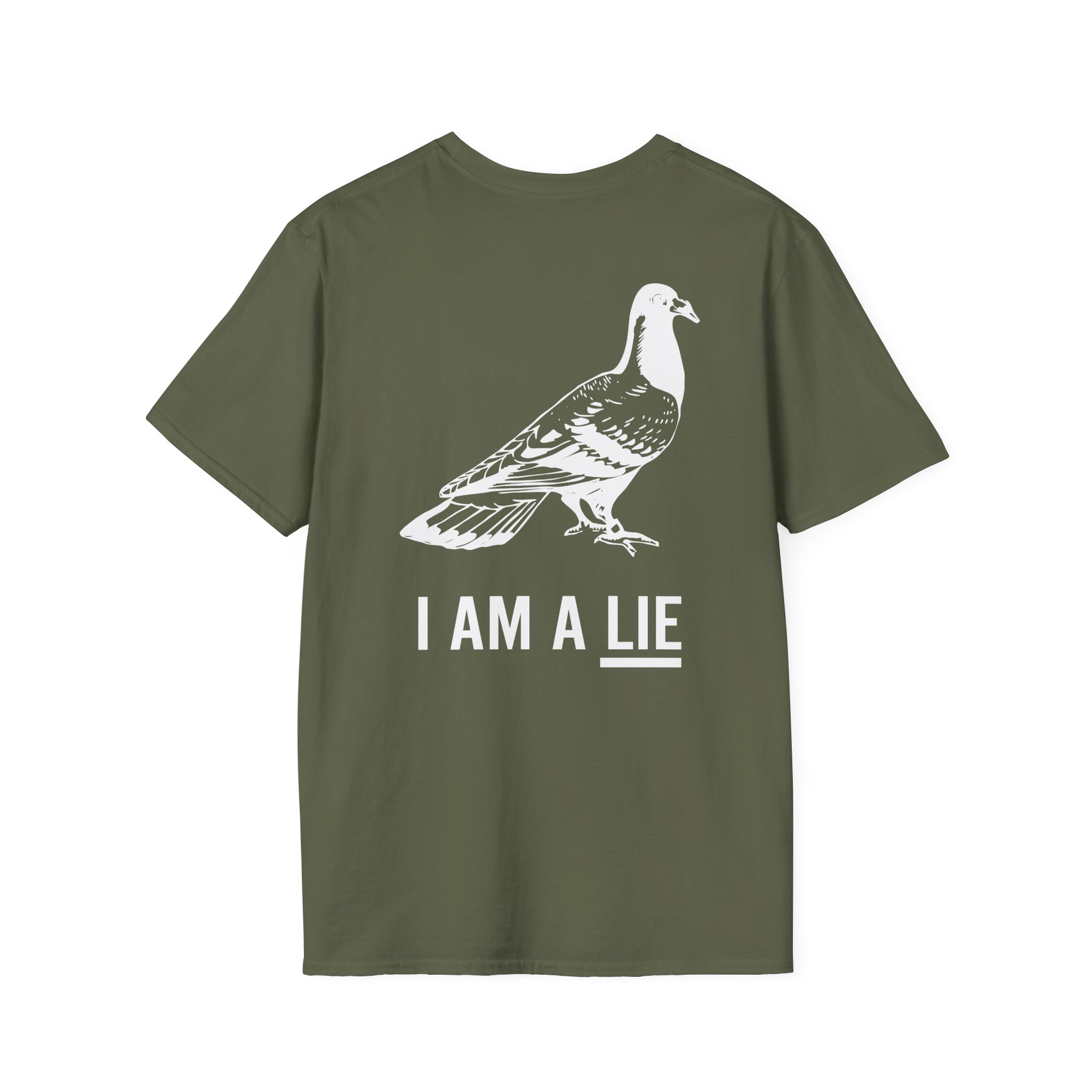 Birds Arent Real I am a Lie Unisex Softstyle T-Shirt
