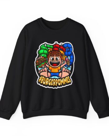Burger Pommes Unisex Heavy Blend™ Crewneck Sweatshirt