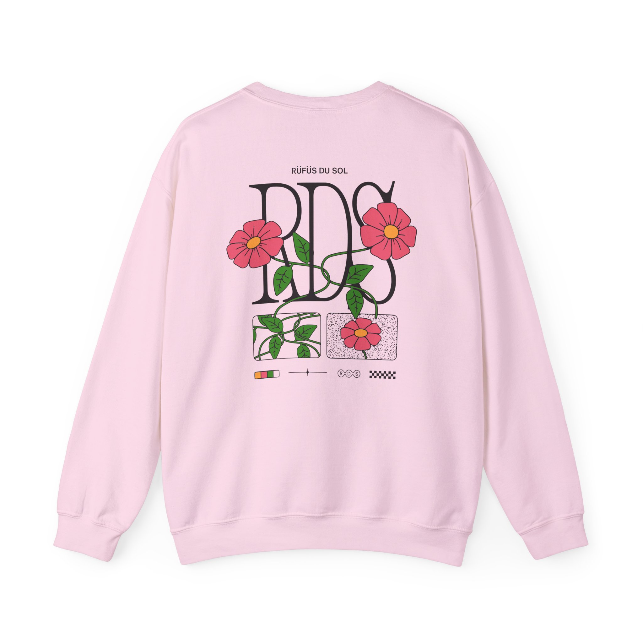 Rufus Du Sol Flower Ecru Unisex Heavy Blendâ„¢ Crewneck Sweatshirt