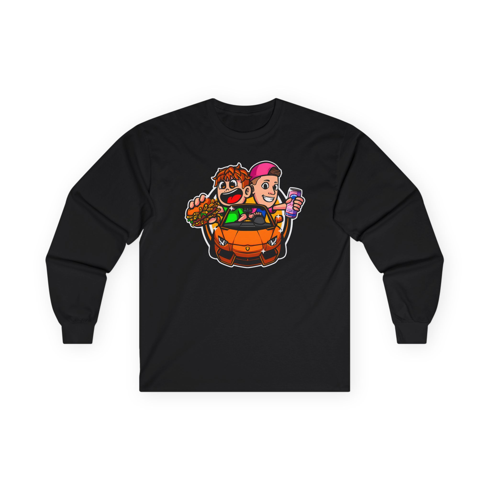 Burger Pommes Unisex Ultra Cotton Long Sleeve Tee