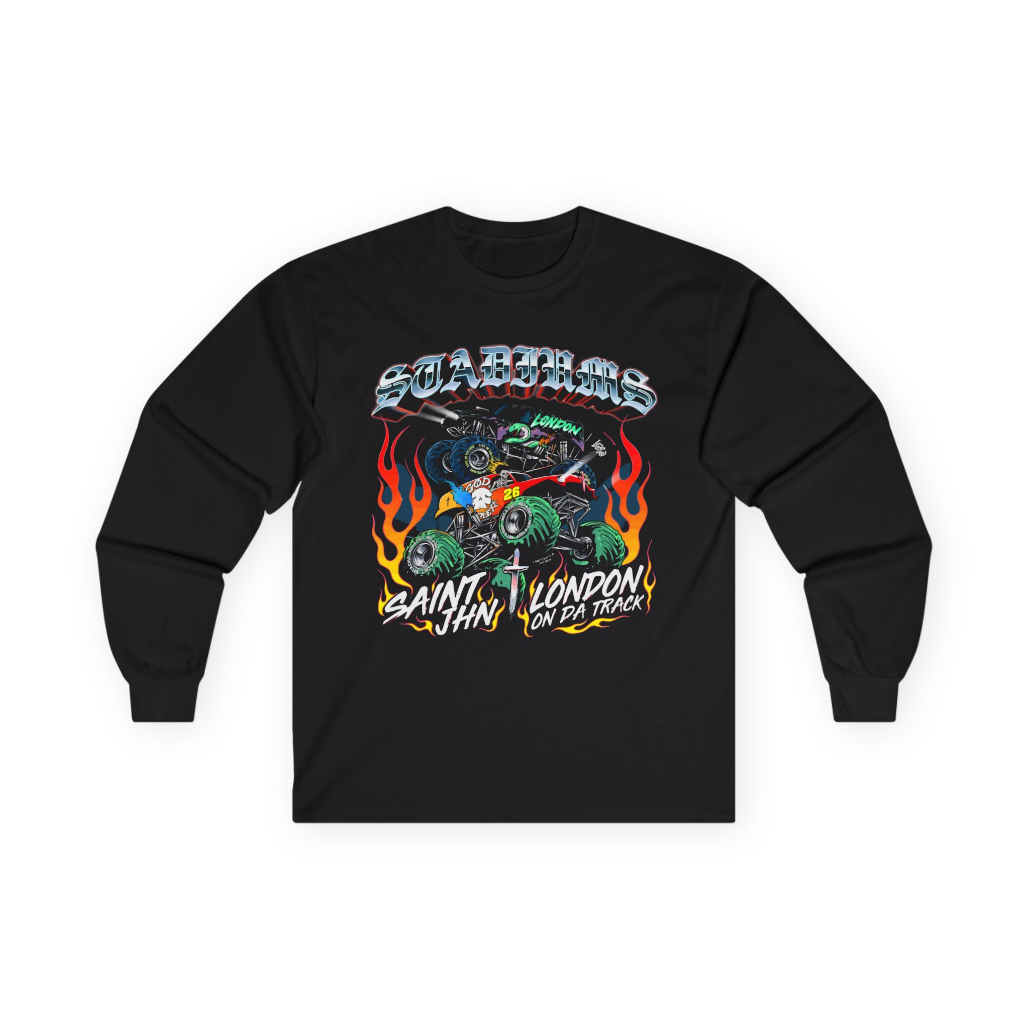 Saint Jhn Stadiums With London on Da Track Unisex Ultra Cotton Long Sleeve Tee