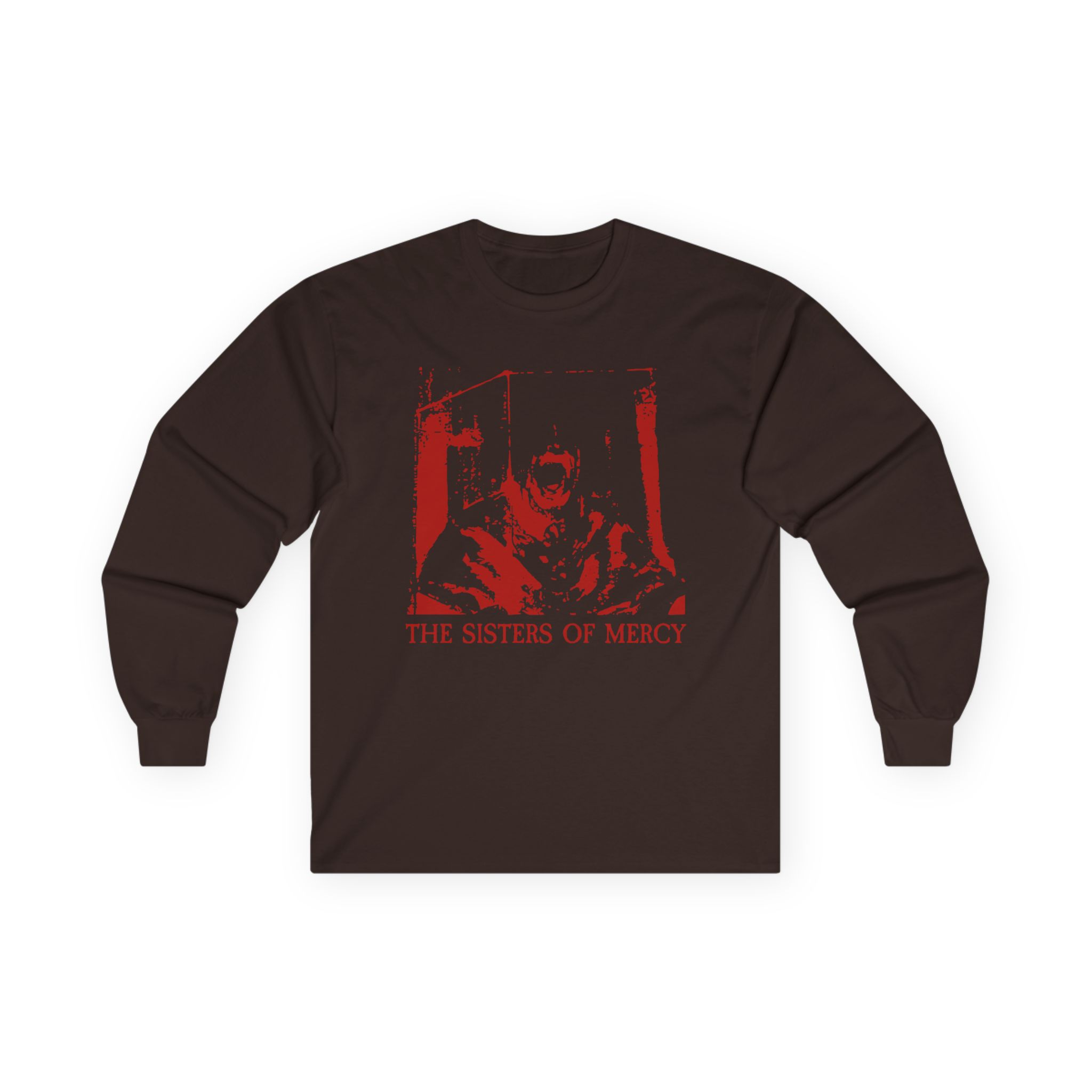 The Sisters Of Mercy Red Scream Unisex Ultra Cotton Long Sleeve Tee