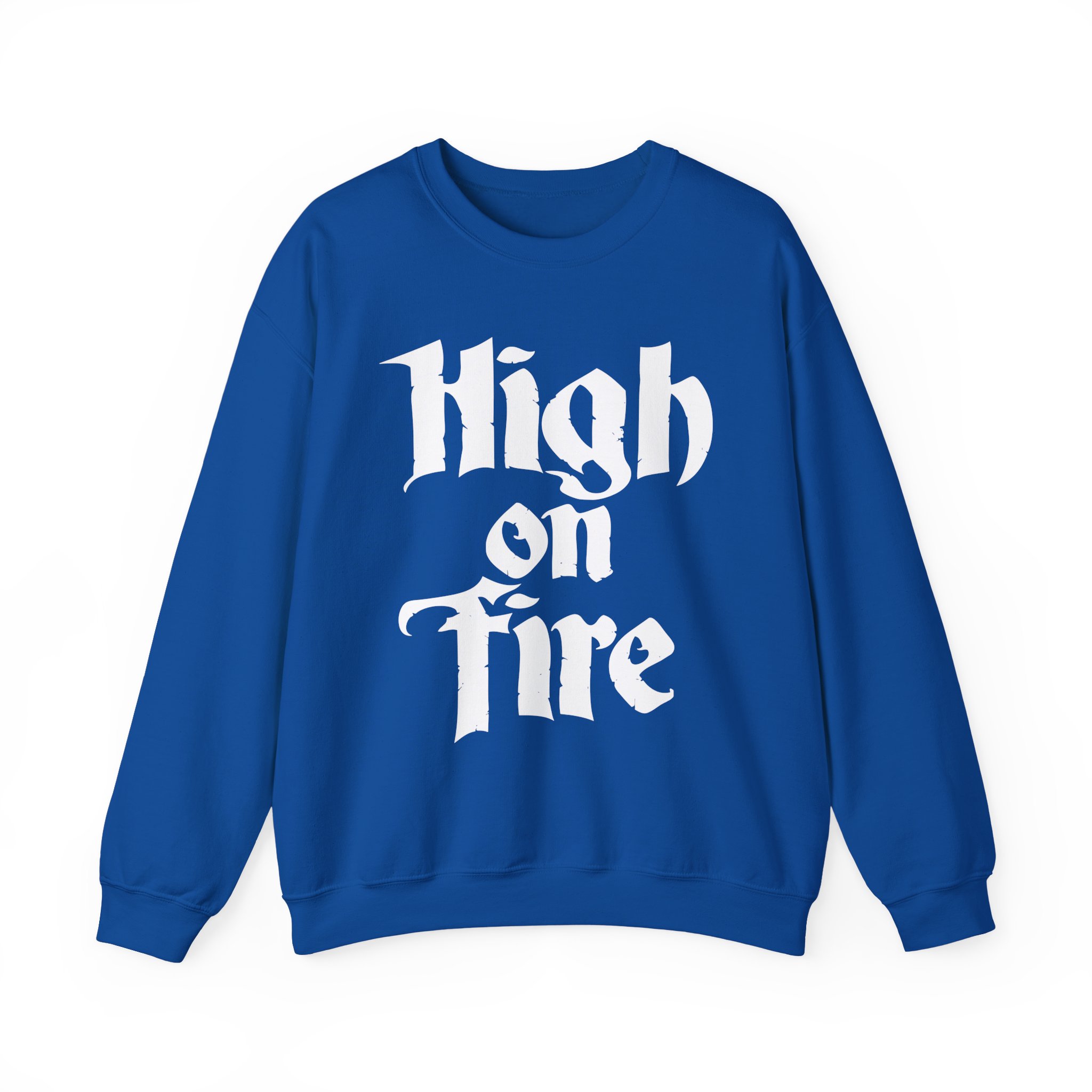 High on Fire Logo Unisex Heavy Blendâ„¢ Crewneck Sweatshirt