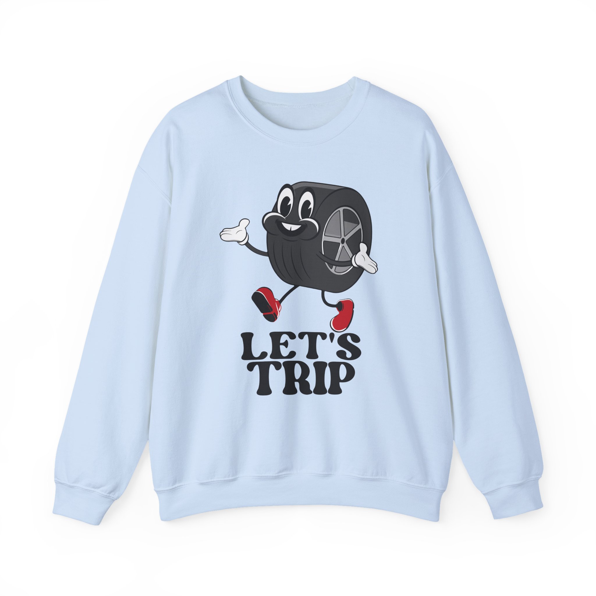 Sturniolo Triplets Lets Trip Wheelie Unisex Heavy Blendâ„¢ Crewneck Sweatshirt