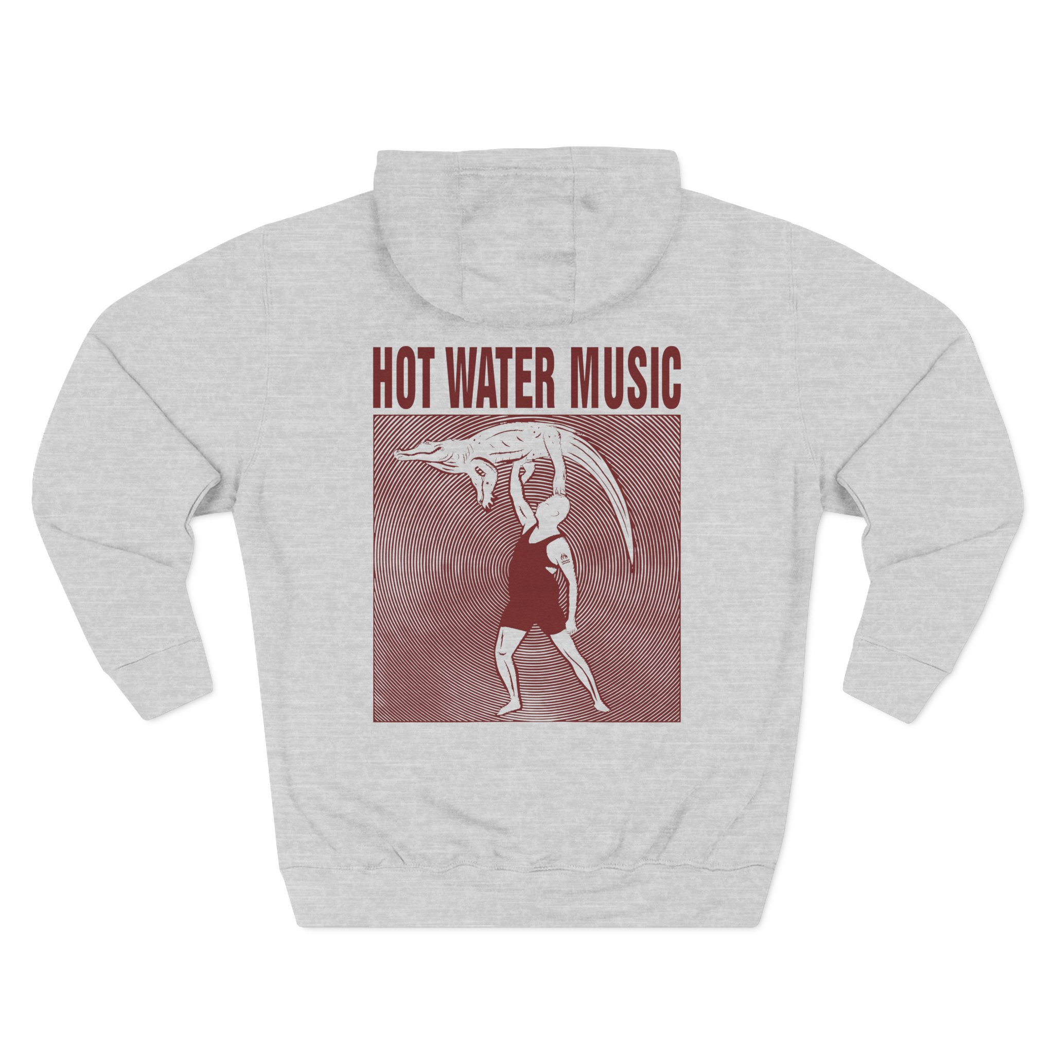 Hot Water Music Florida Man Three-Panel Fleece Hoodie