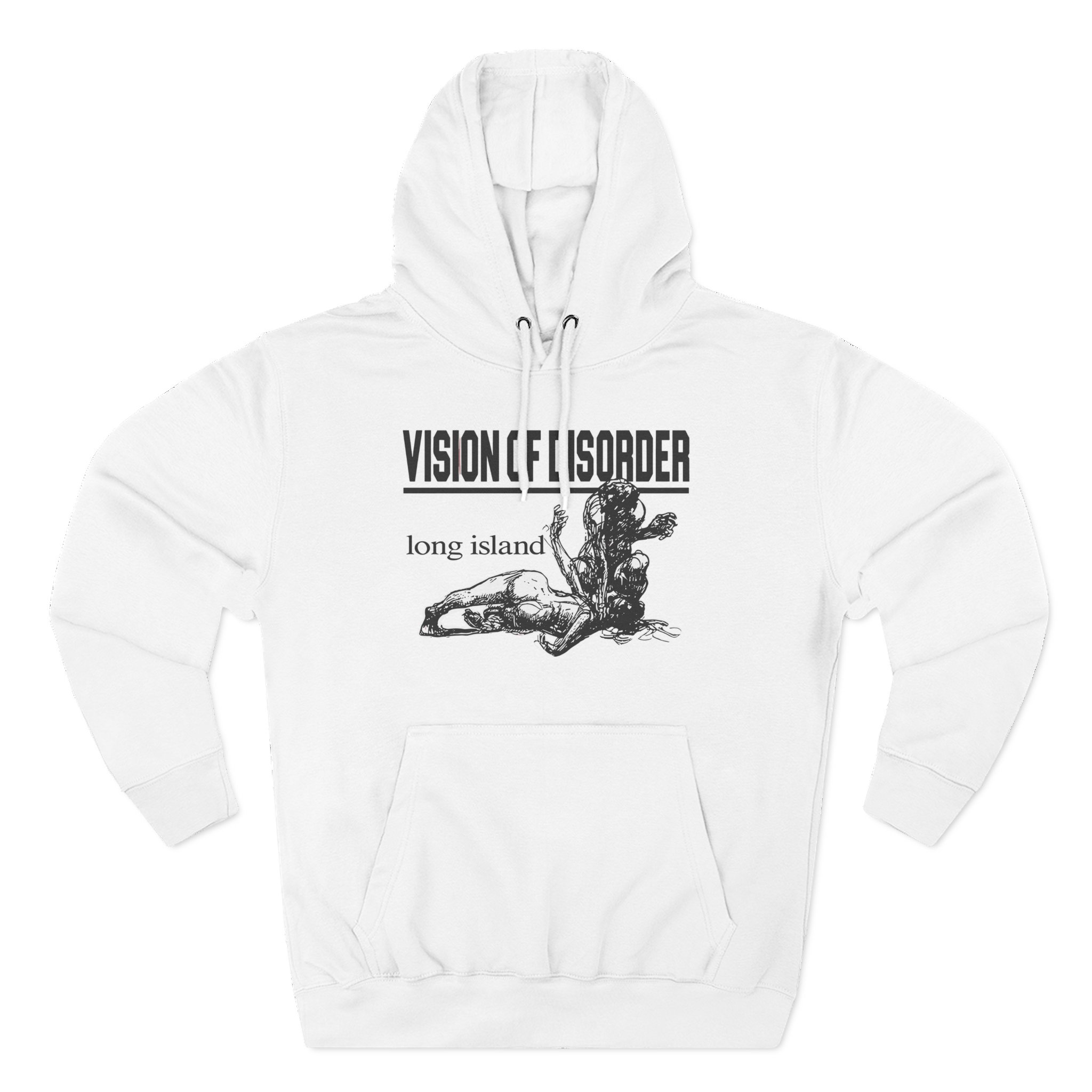 Vision of Disorder long island Three-Panel Fleece Hoodie