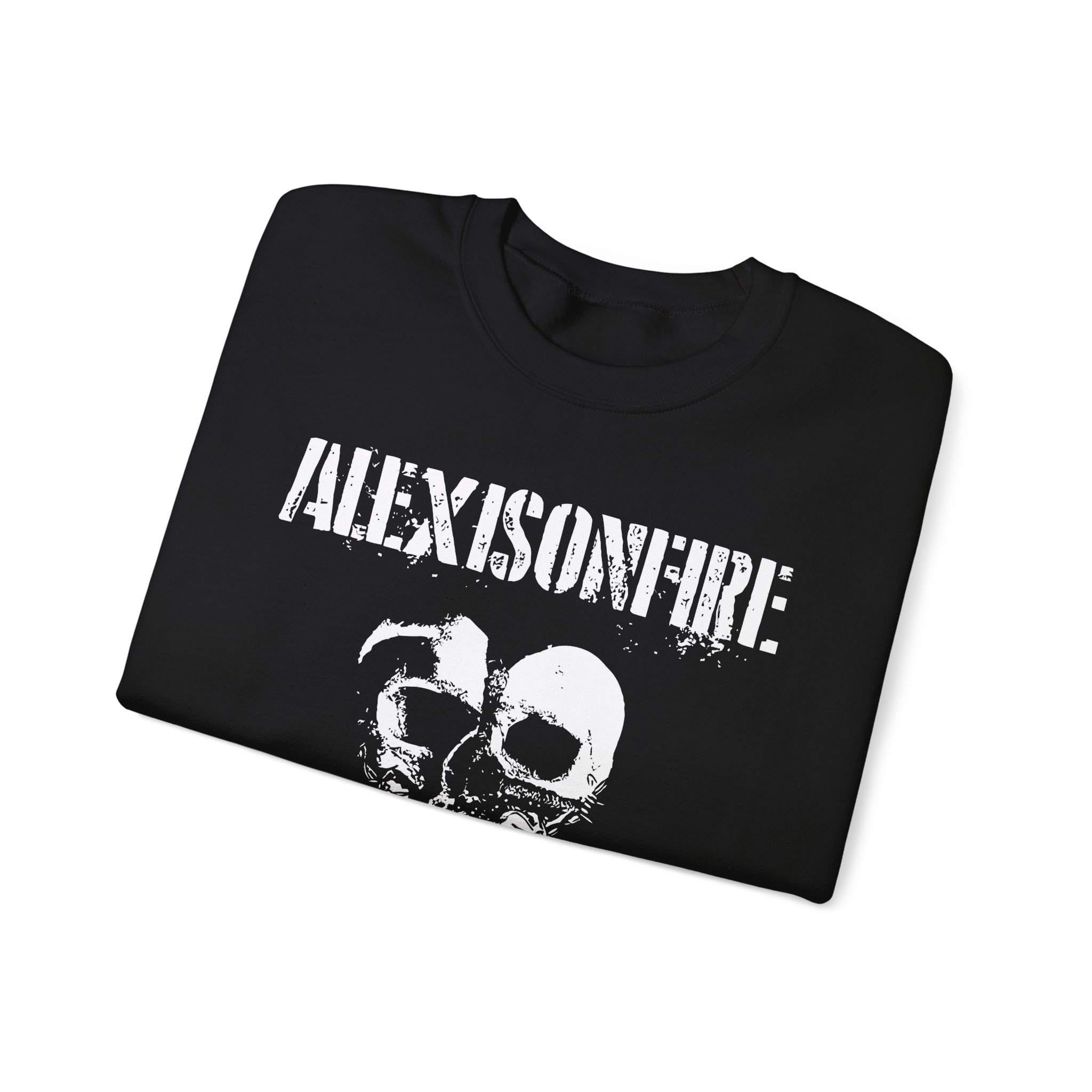 Alexisonfire Barbed Wire Heartskull Unisex Heavy Blendâ„¢ Crewneck Sweatshirt