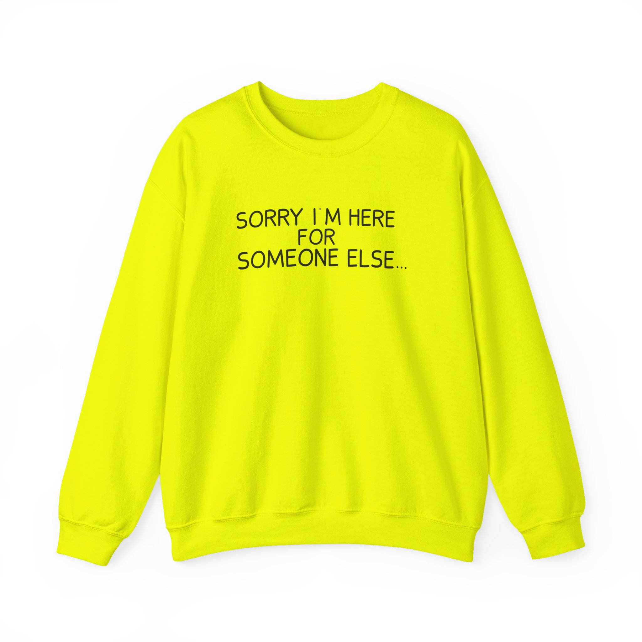 Benson Boone Sorry I'm Here for Someone Else Unisex Heavy Blendâ„¢ Crewneck Sweatshirt