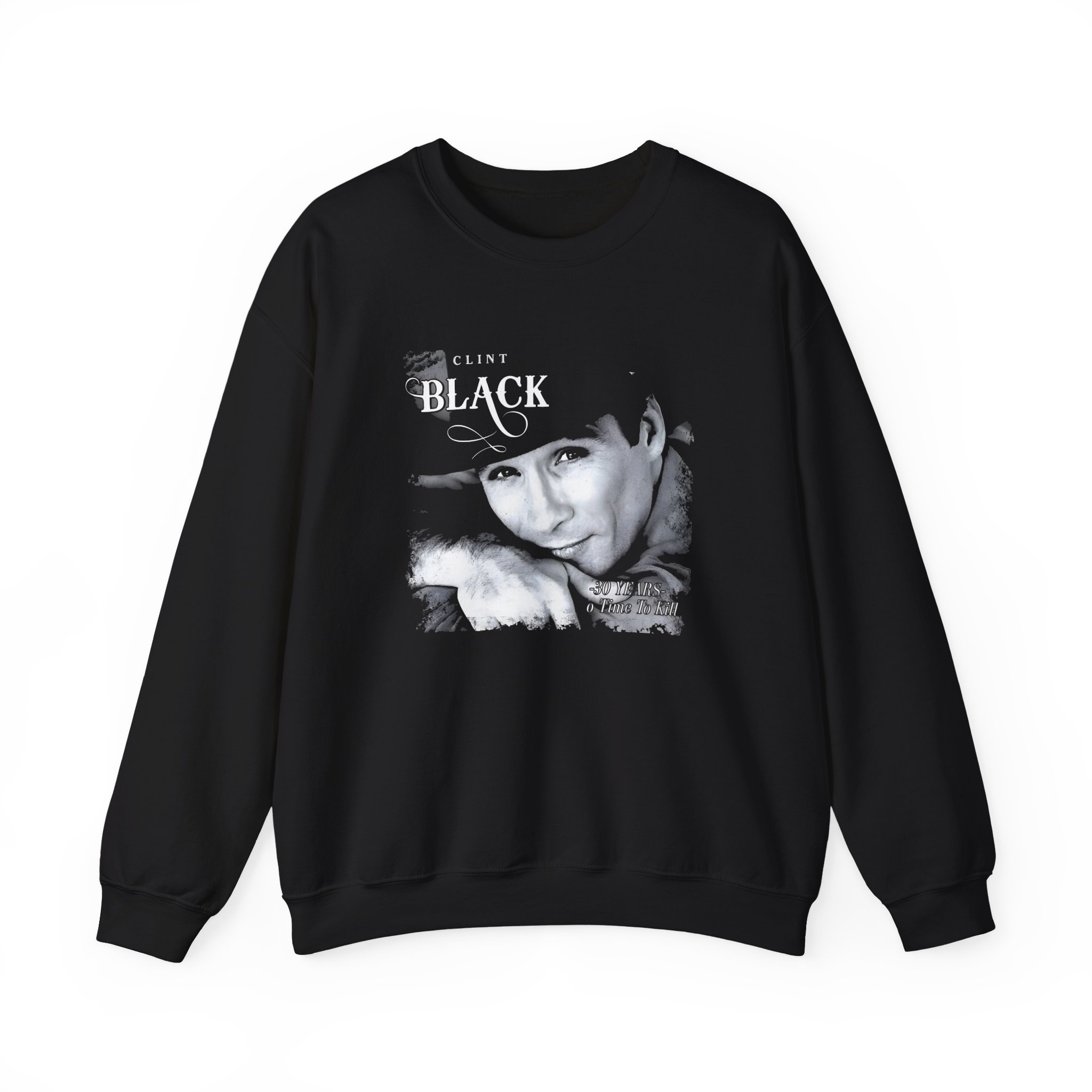 Clint Black No Time to Kill 30th Anniversary Unisex Heavy Blendâ„¢ Crewneck Sweatshirt