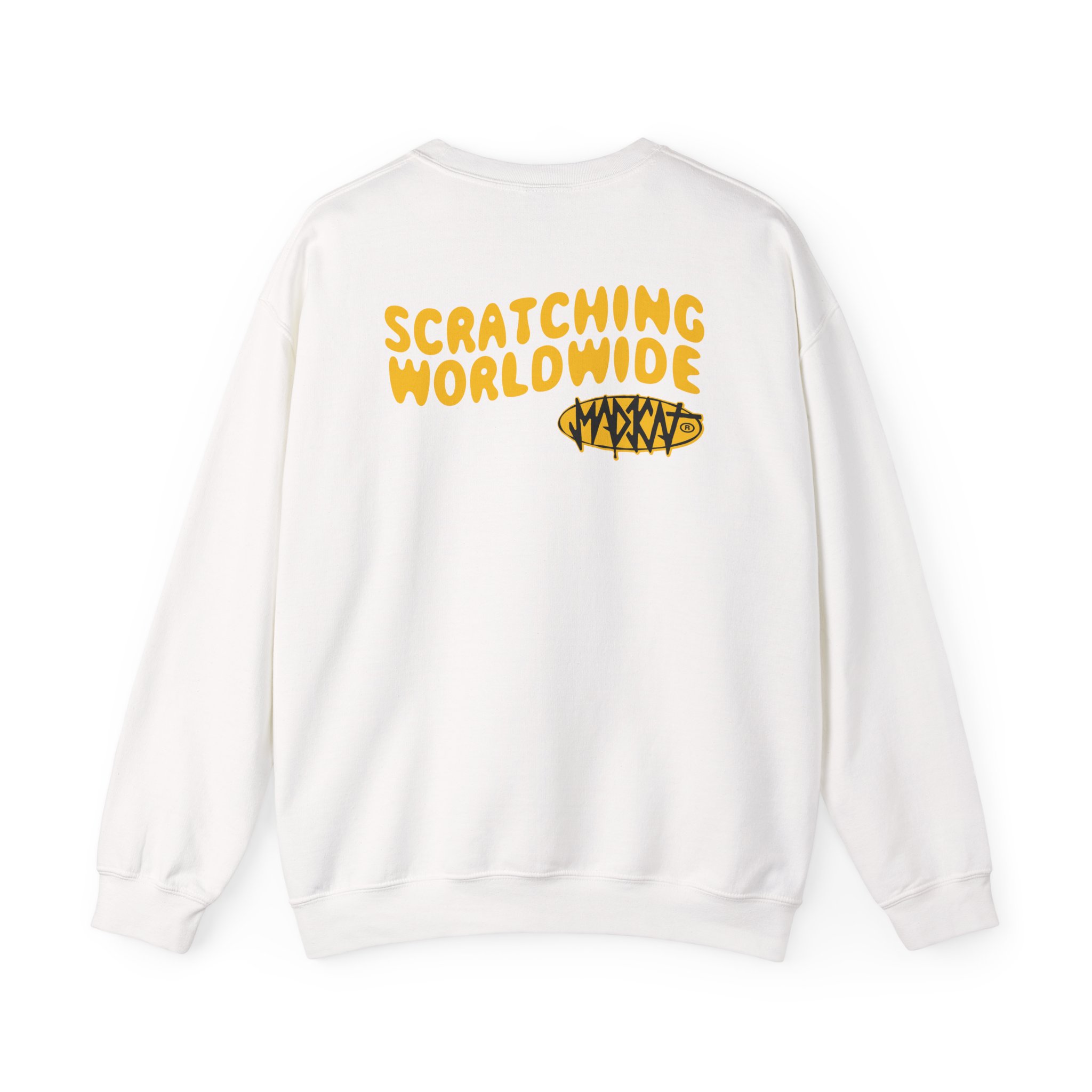 Rubius Scratching Worldwide Unisex Heavy Blendâ„¢ Crewneck Sweatshirt