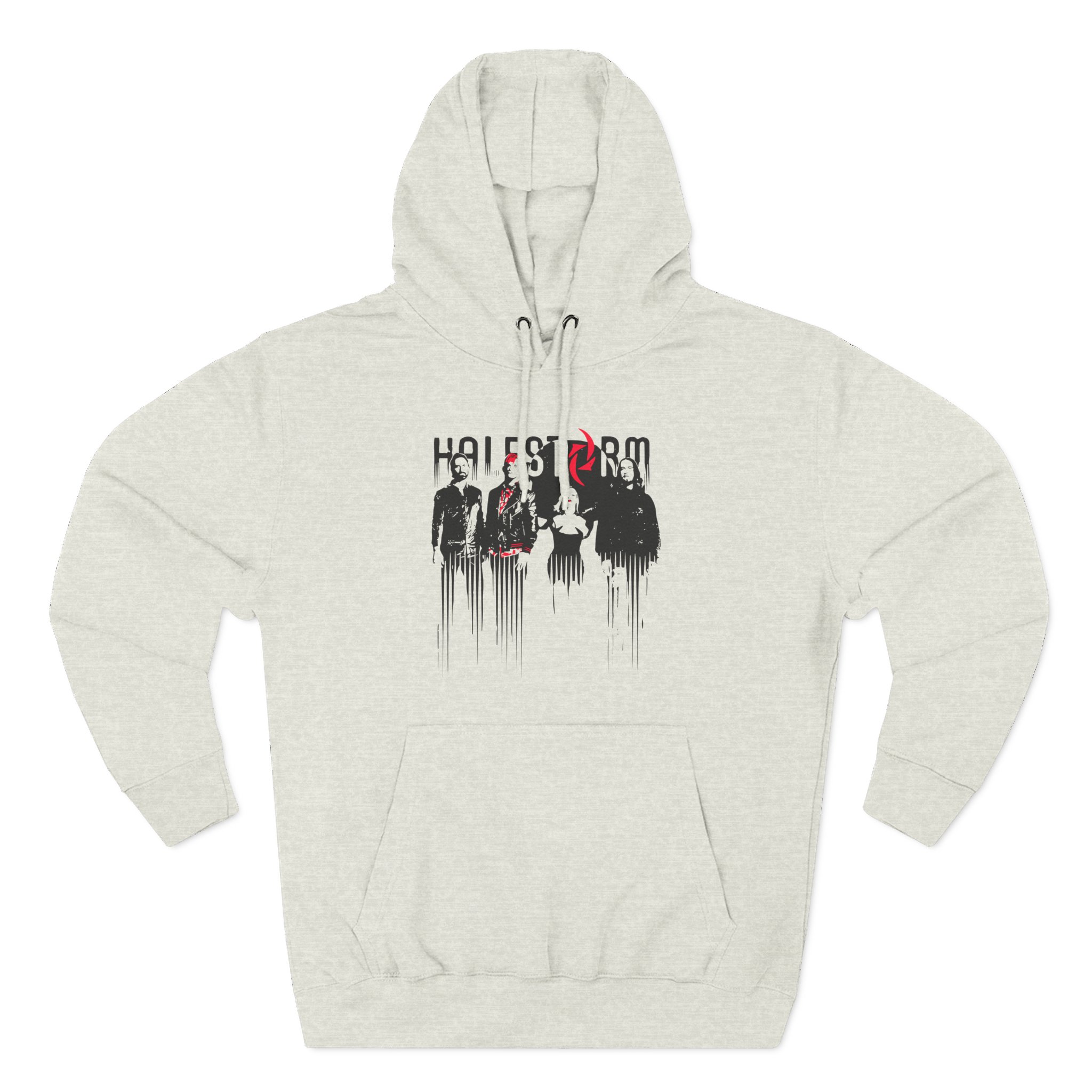 Halestorm X I Prevail Can U See Me in the Dark Three-Panel Fleece Hoodie
