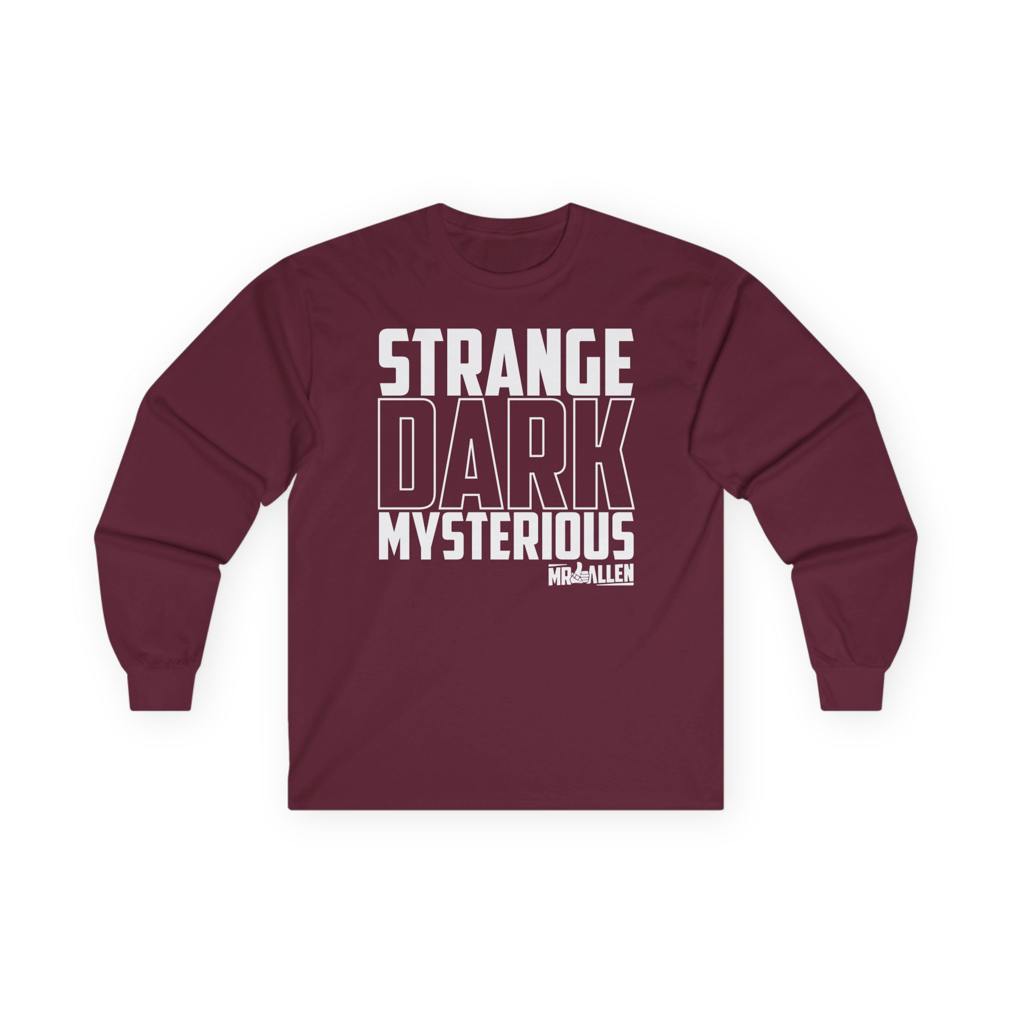 Mrballen Strange Dark Mysterious Unisex Ultra Cotton Long Sleeve Tee