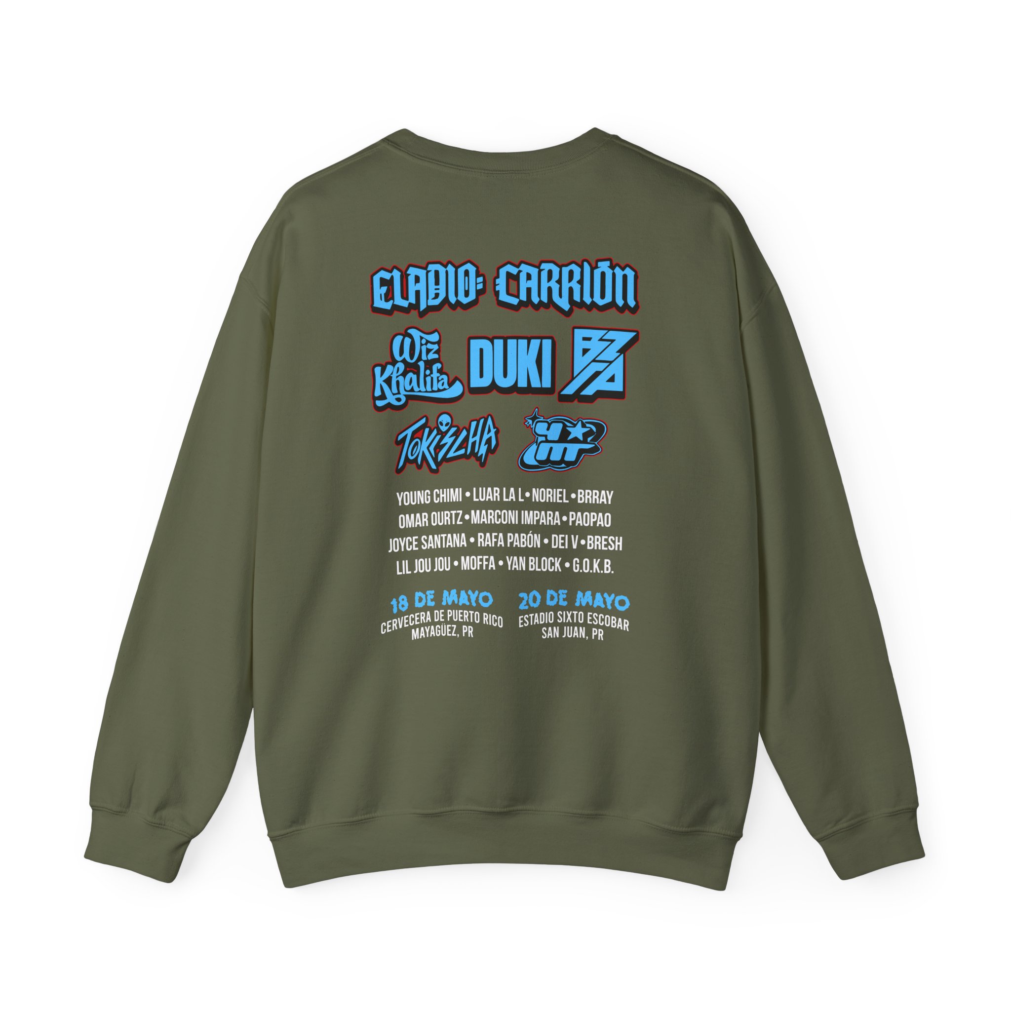 Eladio Carrion Sauce Boyz Fes Unisex Heavy Blendâ„¢ Crewneck Sweatshirt