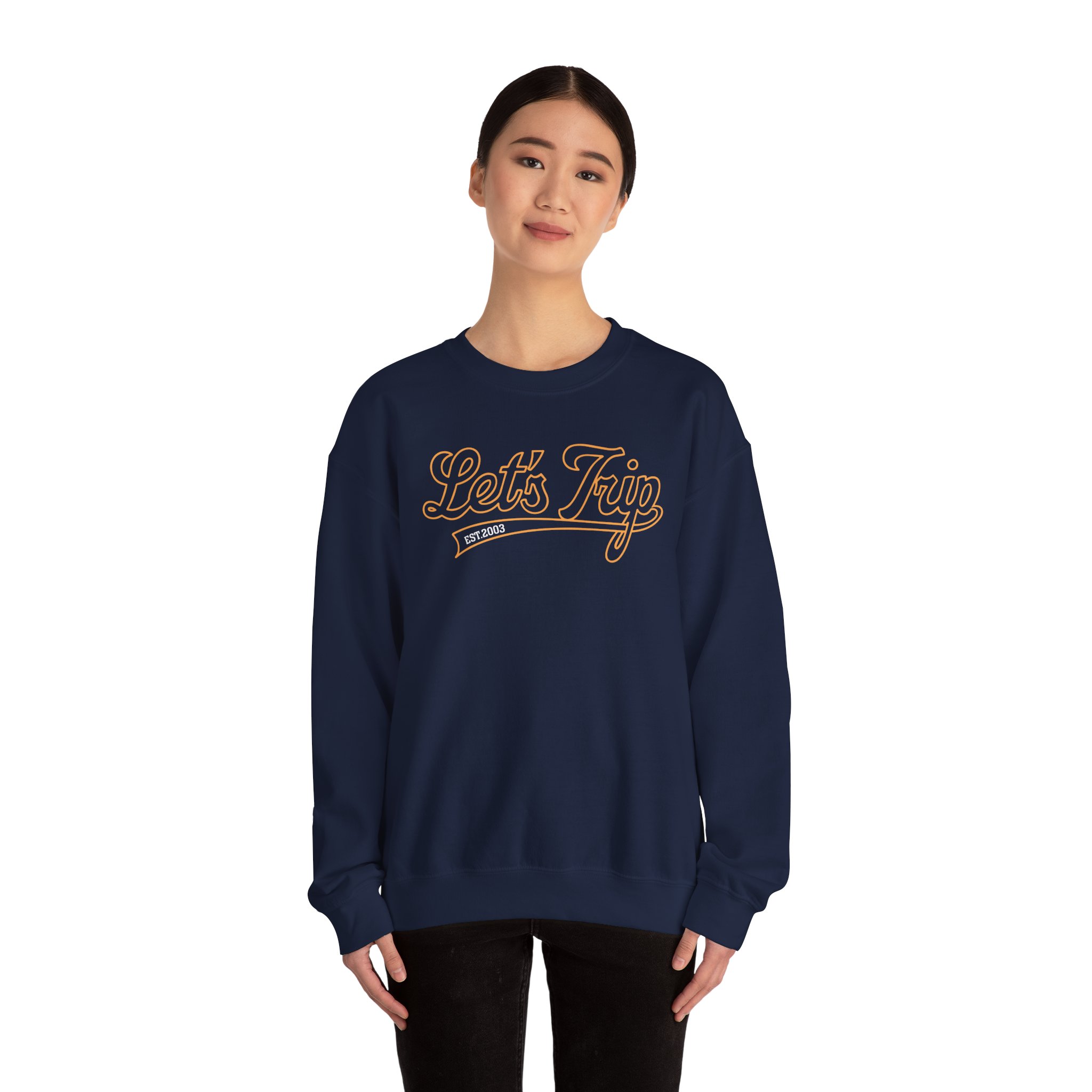 Sturniolo Let's Trip Script Unisex Heavy Blendâ„¢ Crewneck Sweatshirt