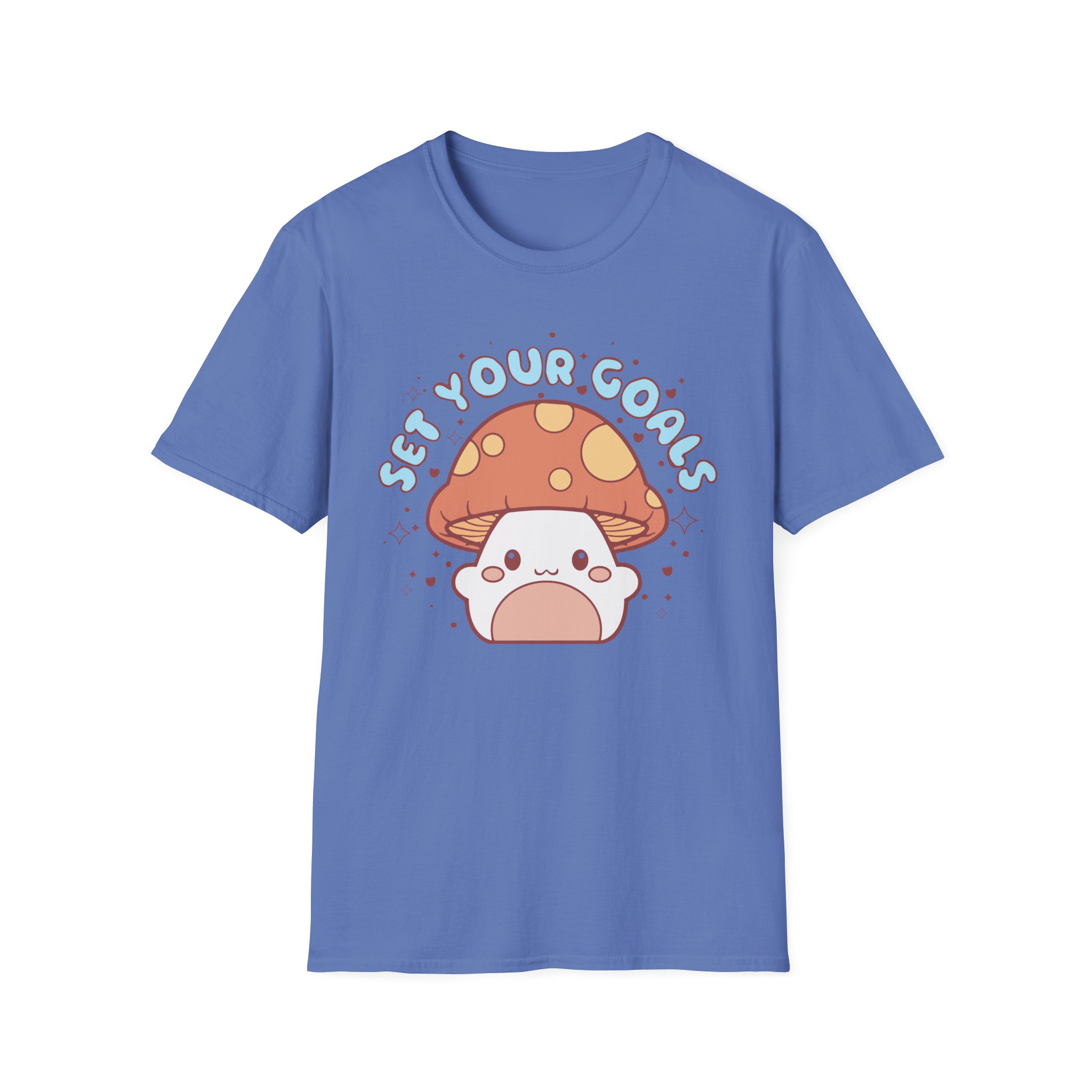 Set Your Goals Shroom Unisex Softstyle T-Shirt