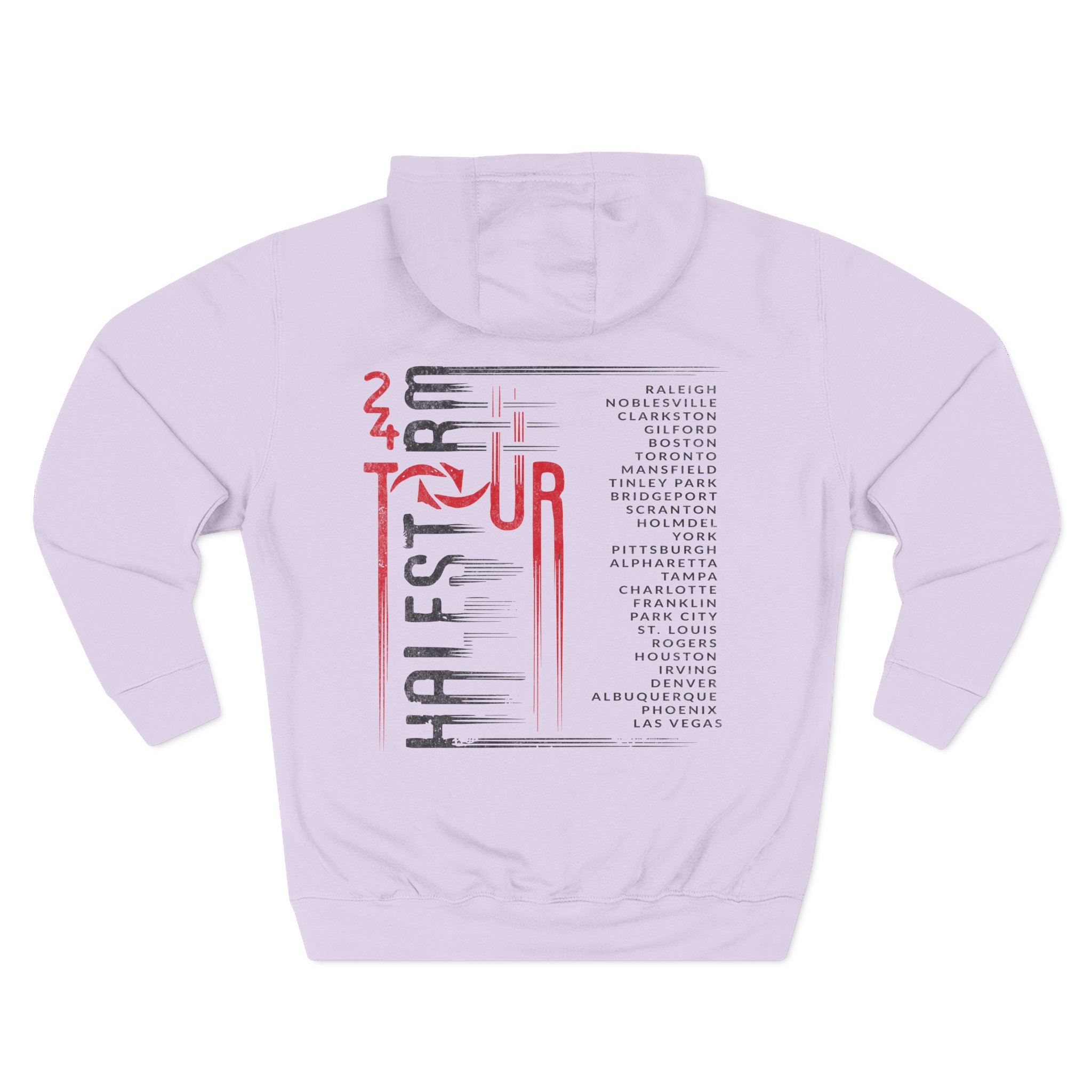 Halestorm X I Prevail Can U See Me in the Dark Three-Panel Fleece Hoodie
