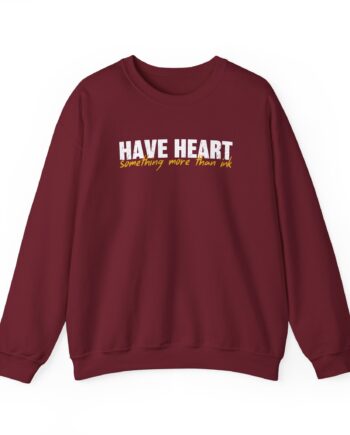 Have Heart Something More Than Ink Unisex Heavy Blend™ Crewneck Sweatshirt