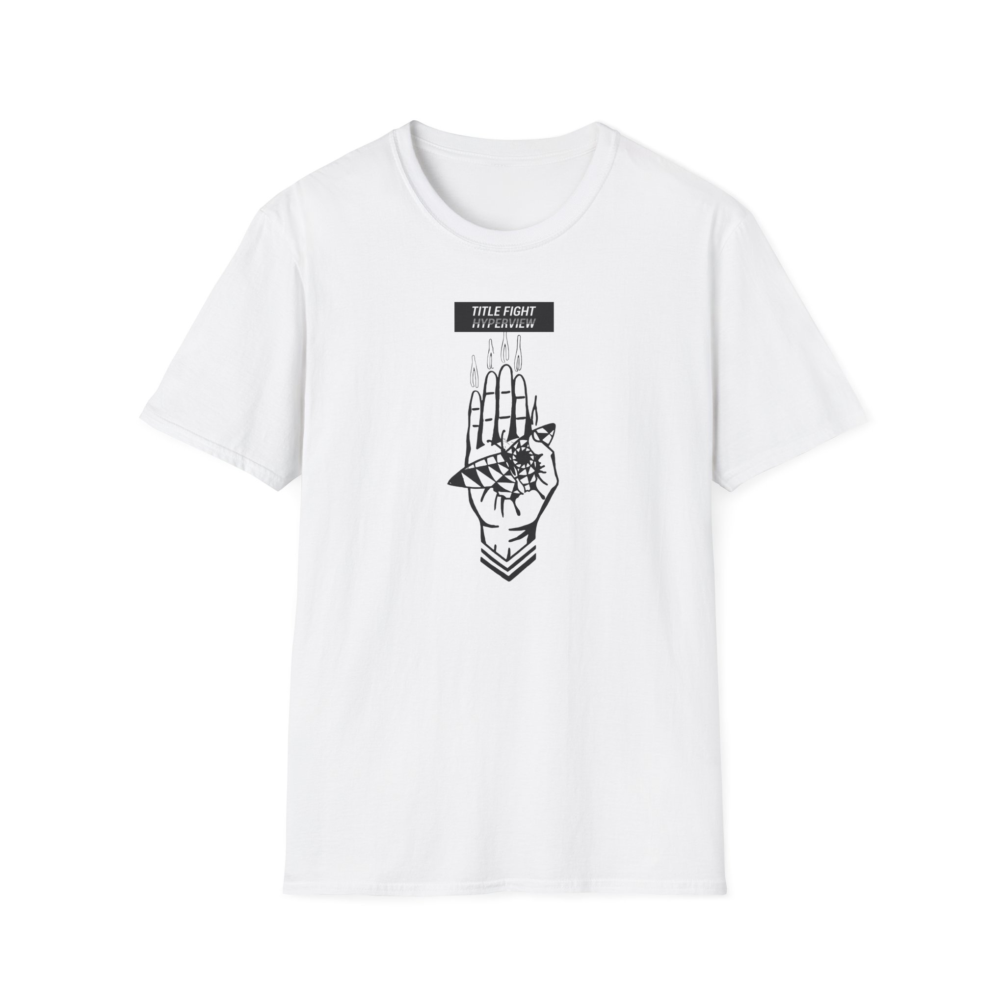 Title Fight Hyperview Hand Unisex Softstyle T-Shirt