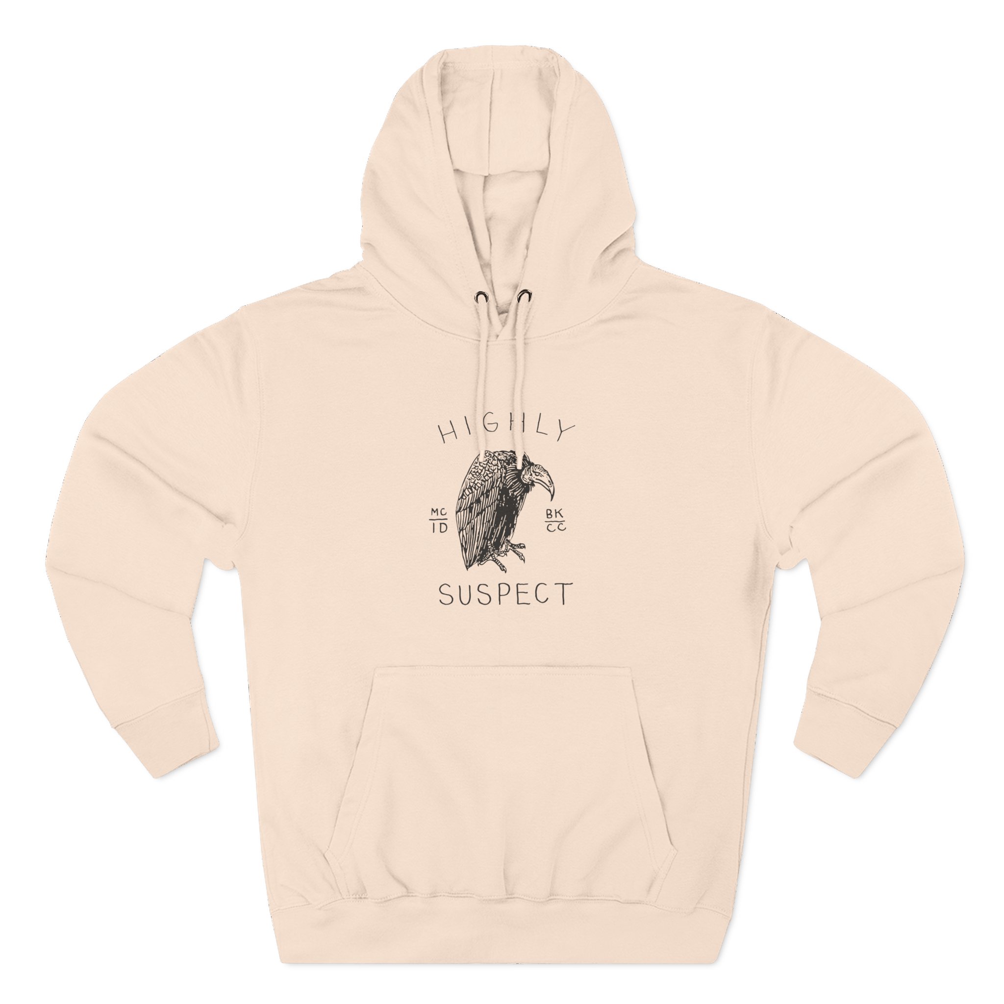 Highly Suspect Vulture Natural Three-panel Fleece Hoodie