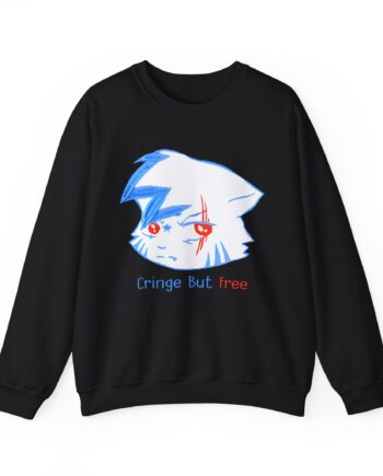 Izzzyzzz Cringe but Free Unisex Heavy Blend™ Crewneck Sweatshirt