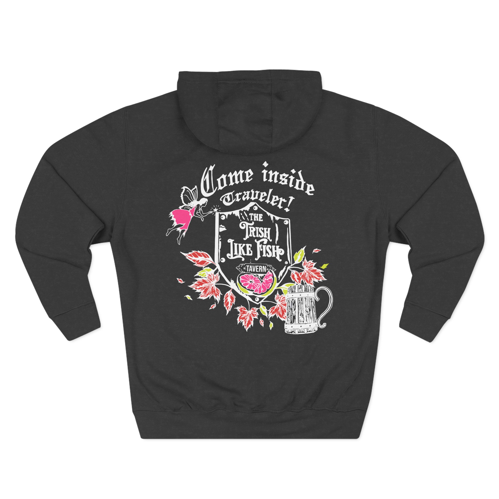 Just Trish Three-Panel Fleece Hoodie