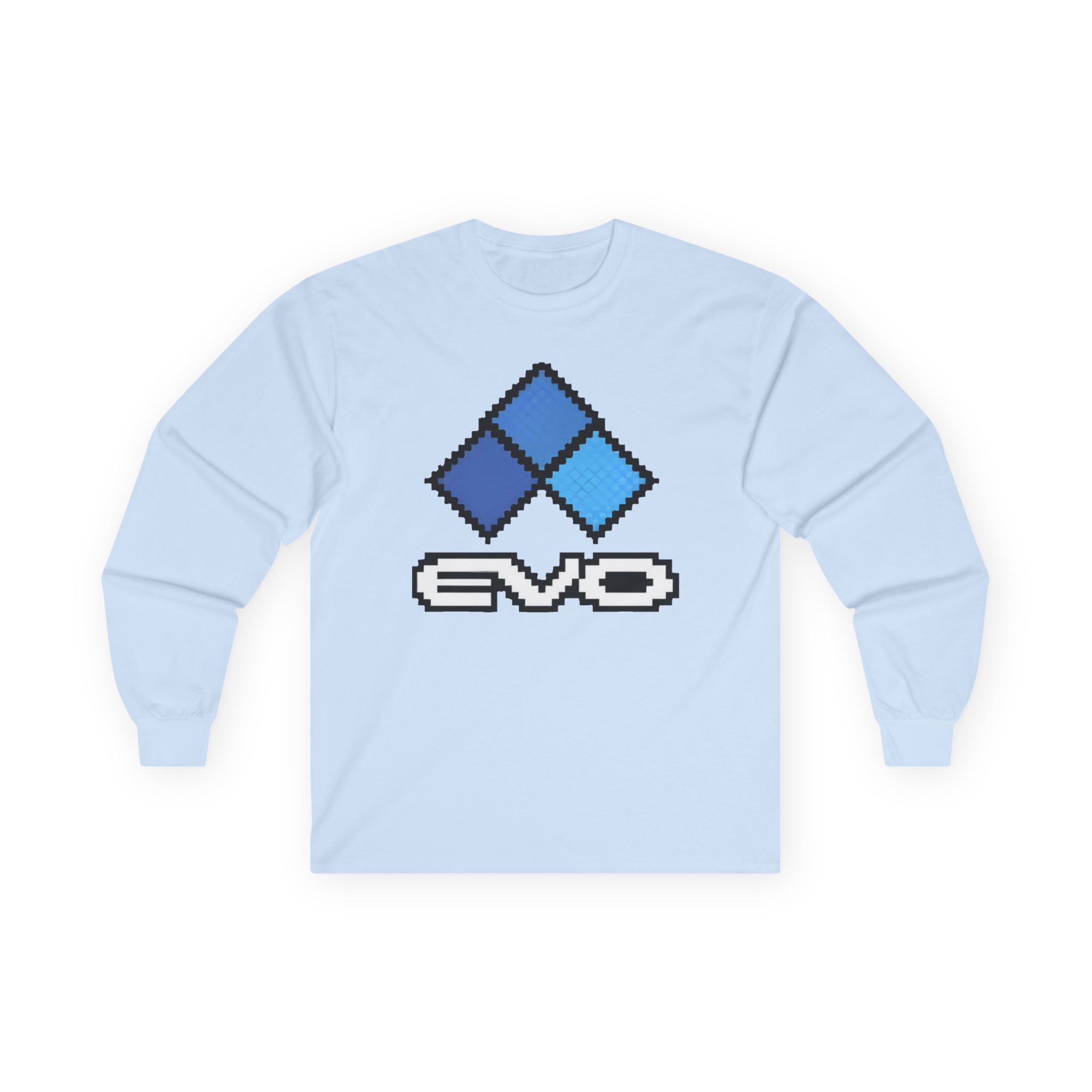 Evo 8 Bit Logo Returns Unisex Ultra Cotton Long Sleeve Tee