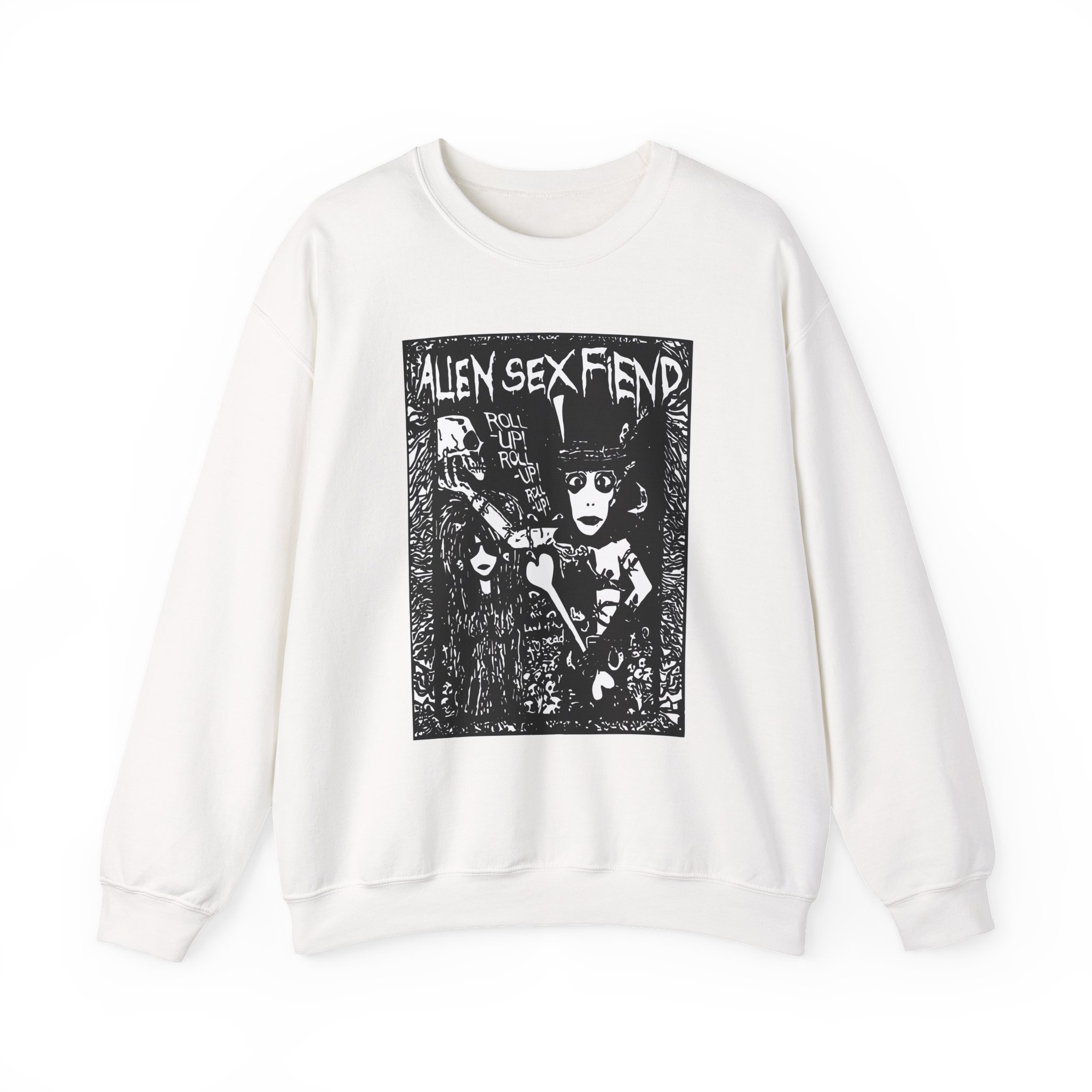 Alien Sex Fiend Land of the Living Dead Unisex Heavy Blendâ„¢ Crewneck Sweatshirt
