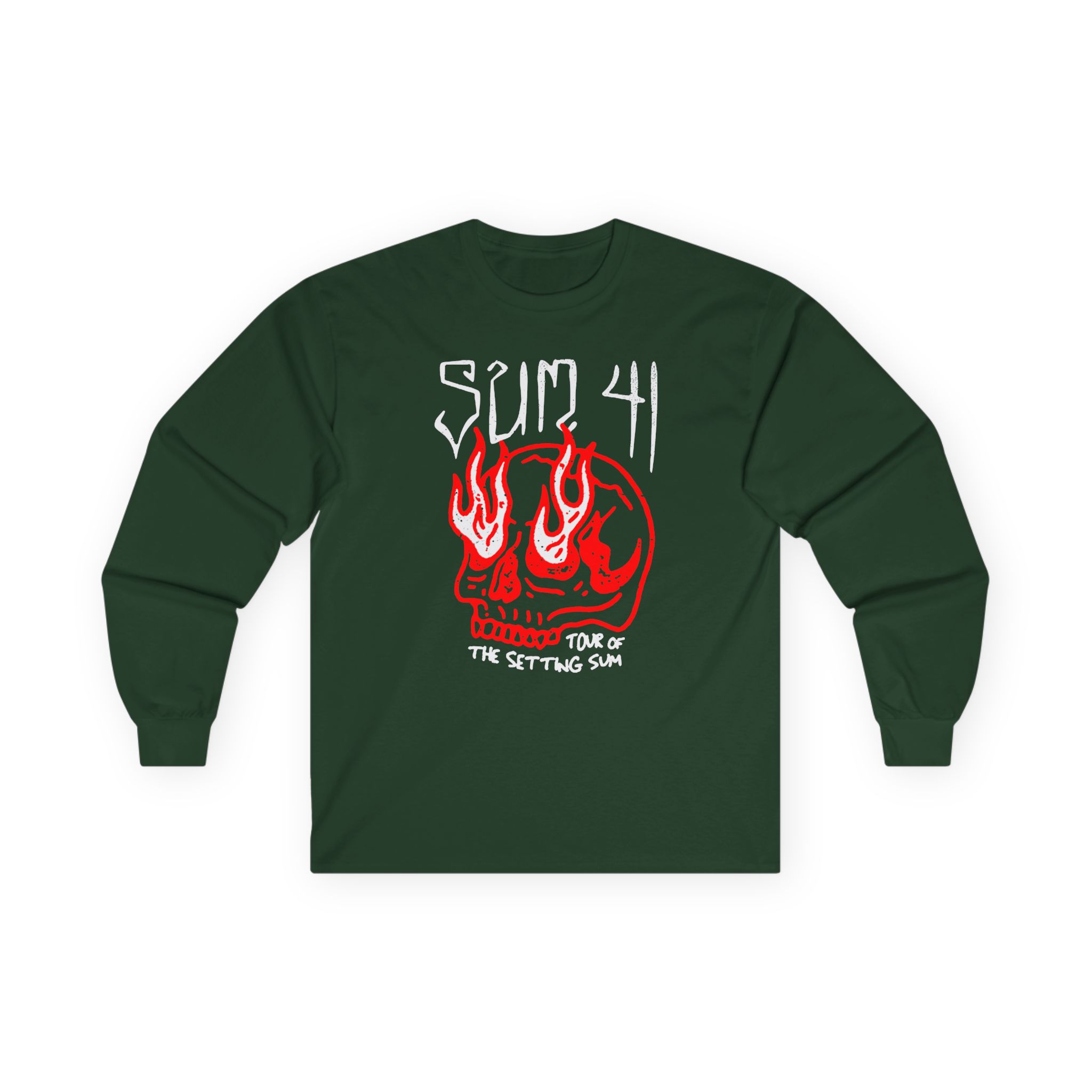 Sum 41 Skull Sketch Tour Unisex Ultra Cotton Long Sleeve Tee