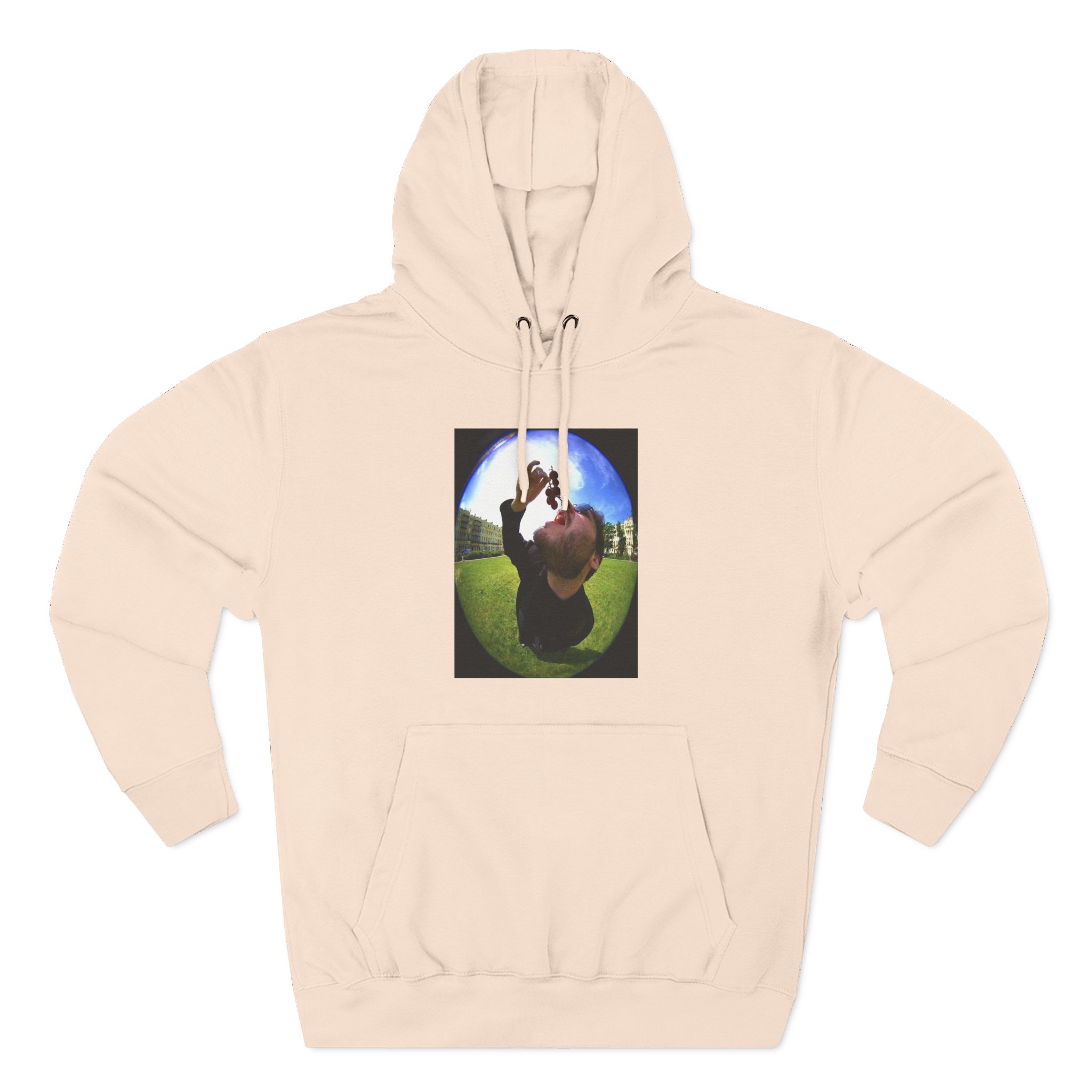 Grapes by James Marriott Three-Panel Fleece Hoodie