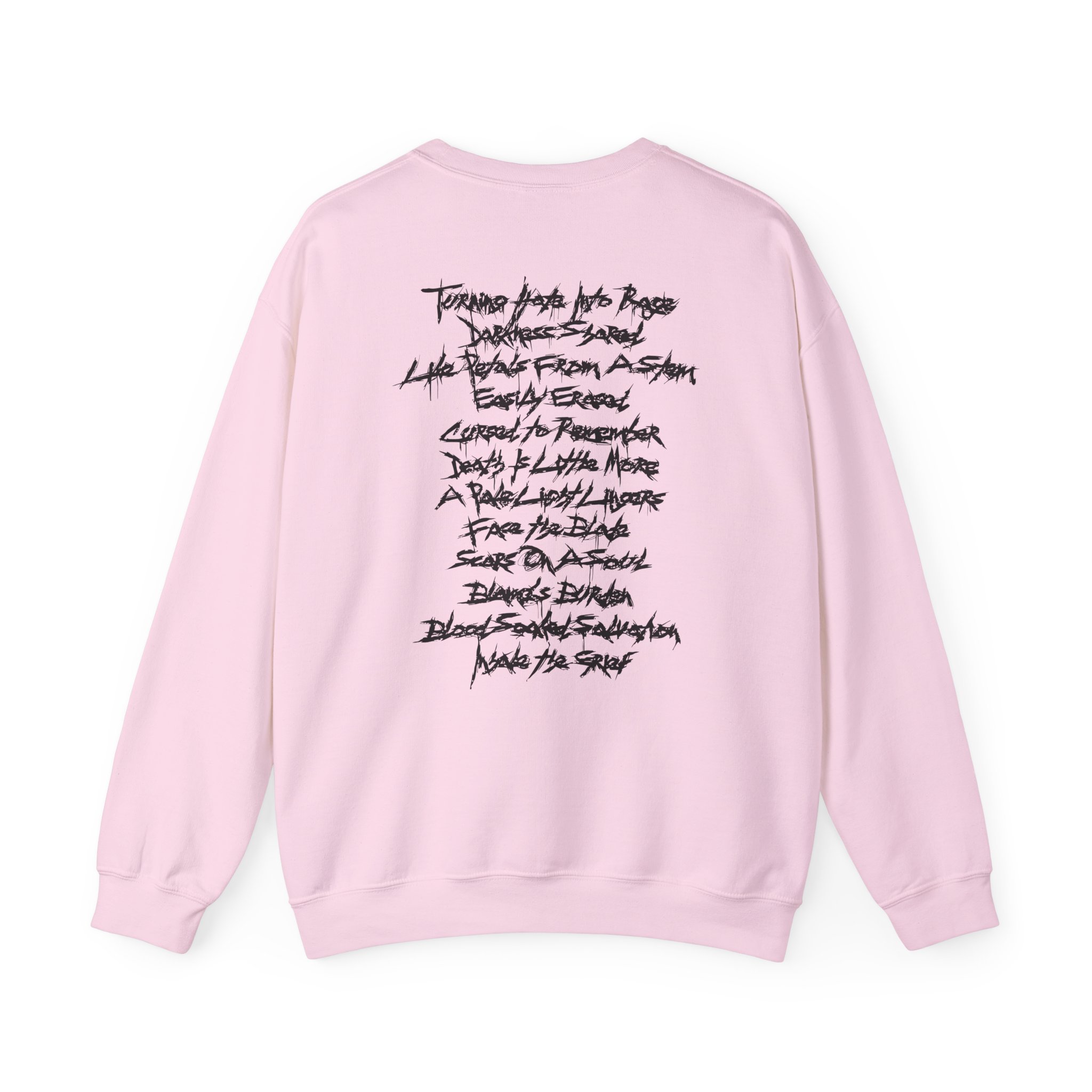Boundaries Dilm Tracklist Unisex Heavy Blendâ„¢ Crewneck Sweatshirt