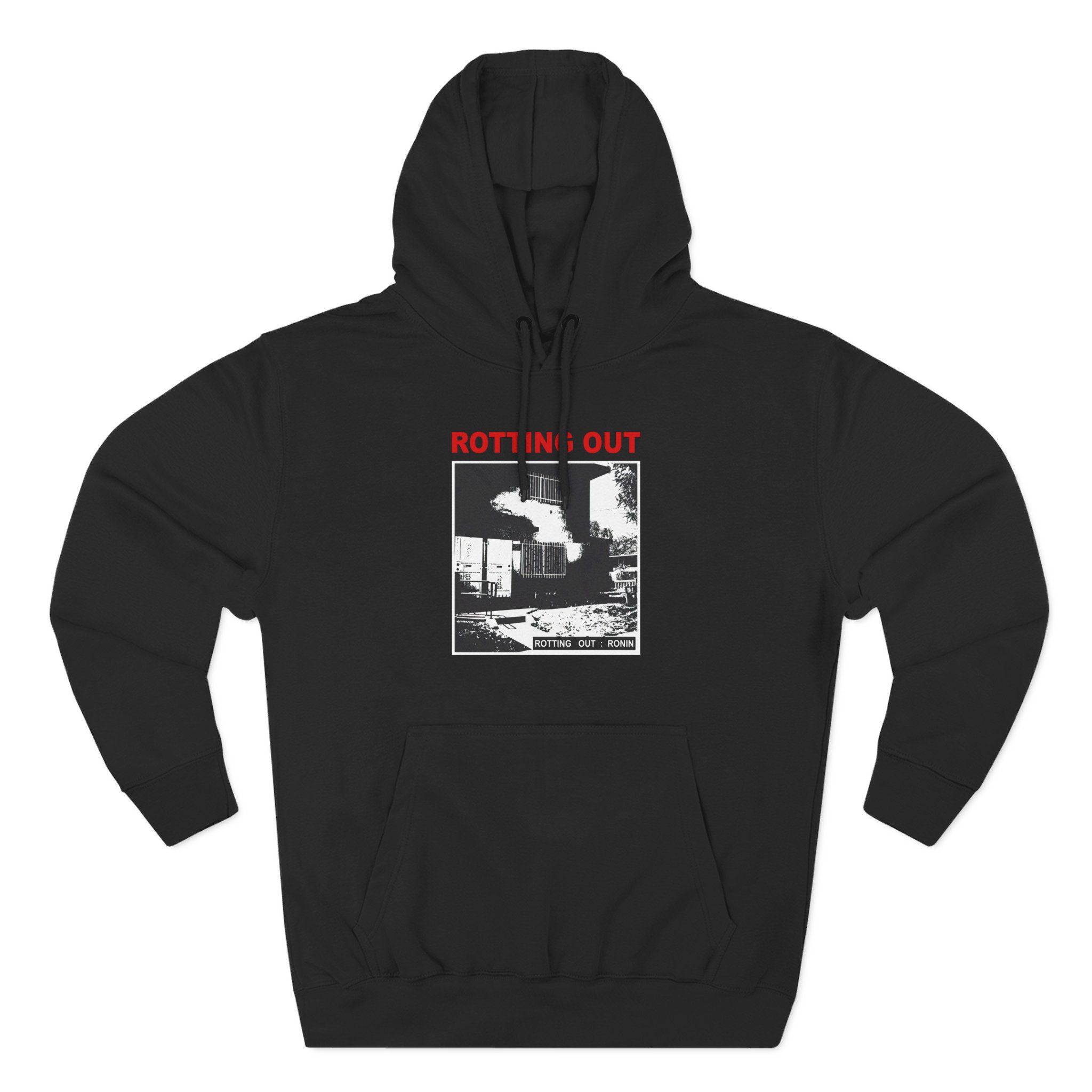 Rotting Out Three-Panel Fleece Hoodie